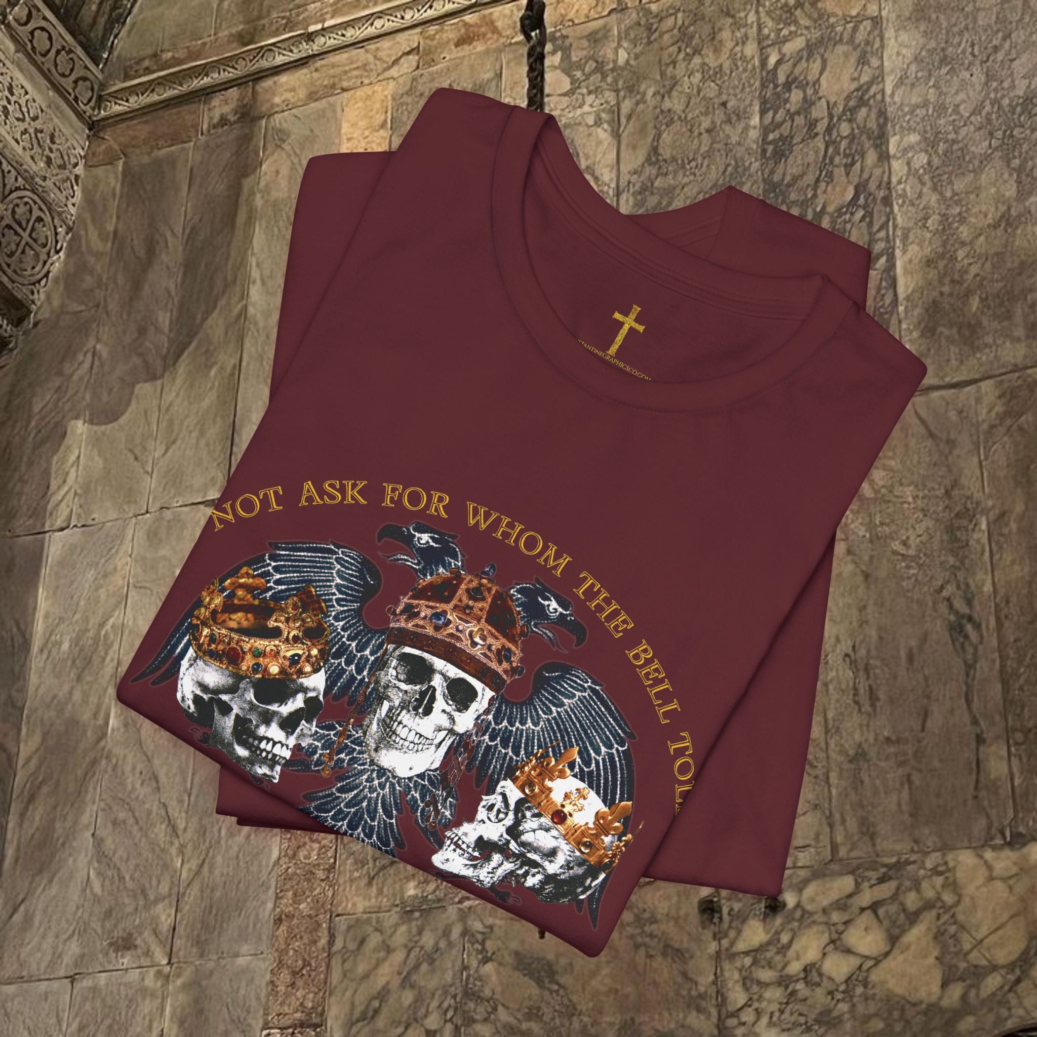 The Kings Fate Byzantine Inspired Cotton Graphic T-shirt