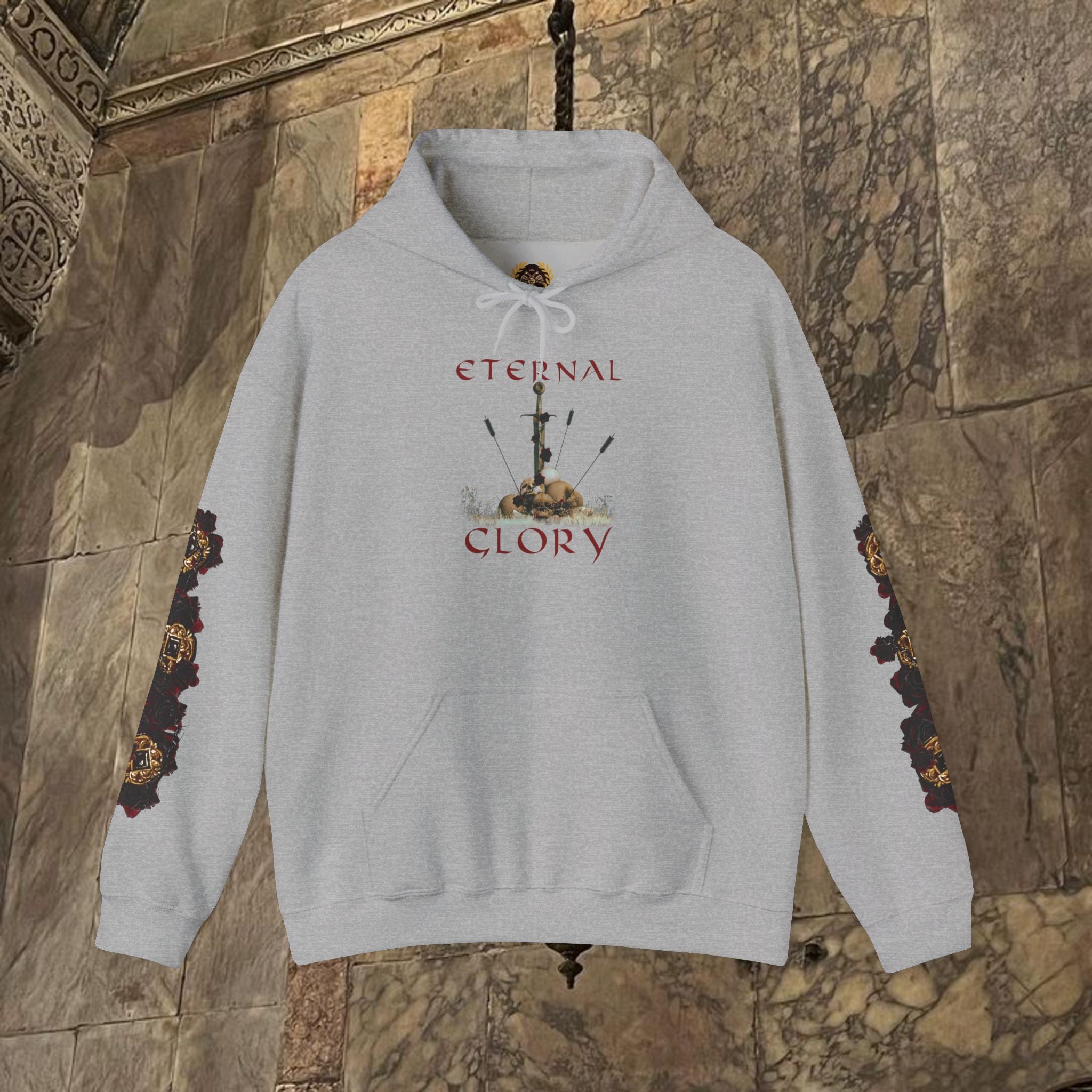 Eternal Glory of the Last Battle Byzantine Inspired Graphic Hoodie