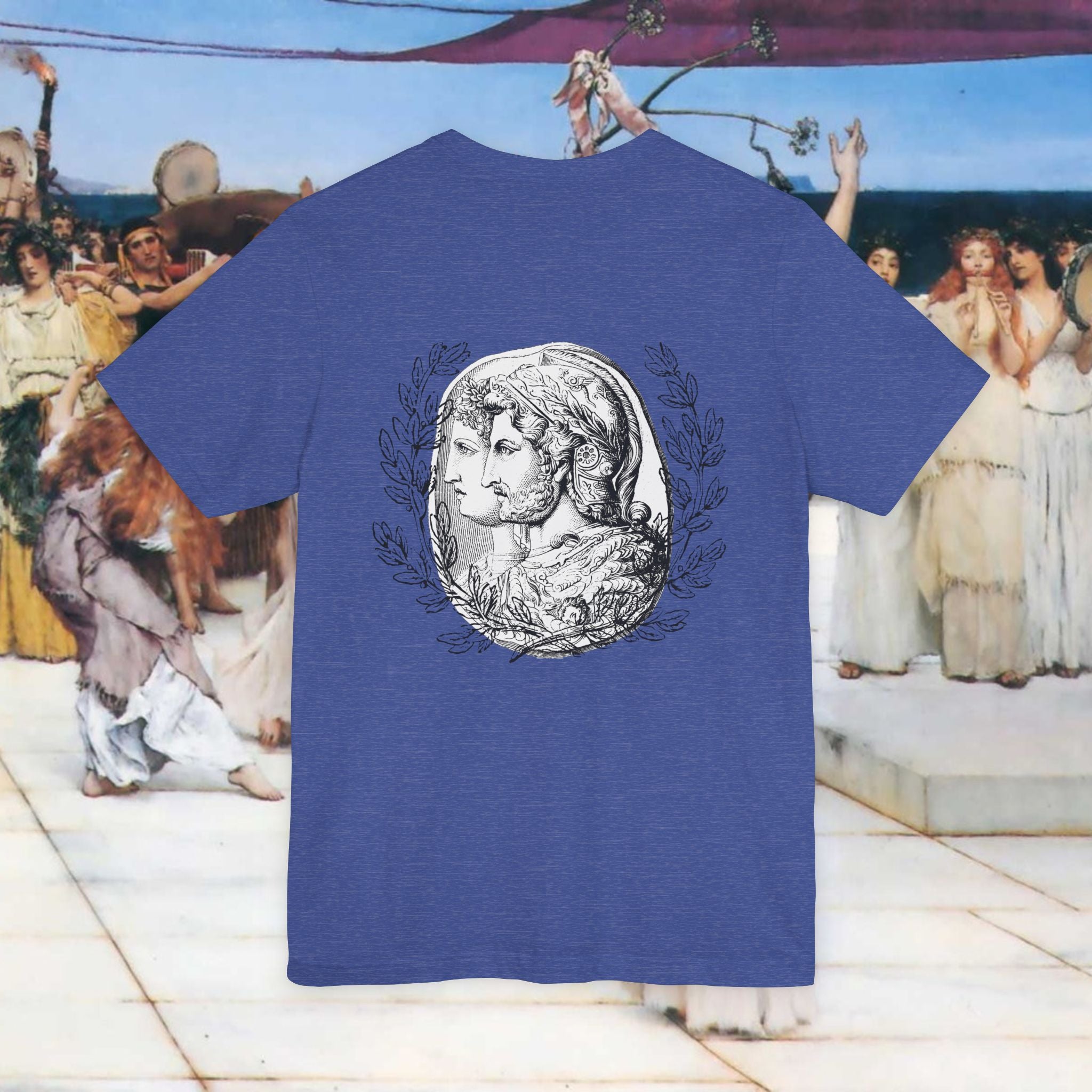 Roman Warrior Plumed Helmet Cameo T-Shirt