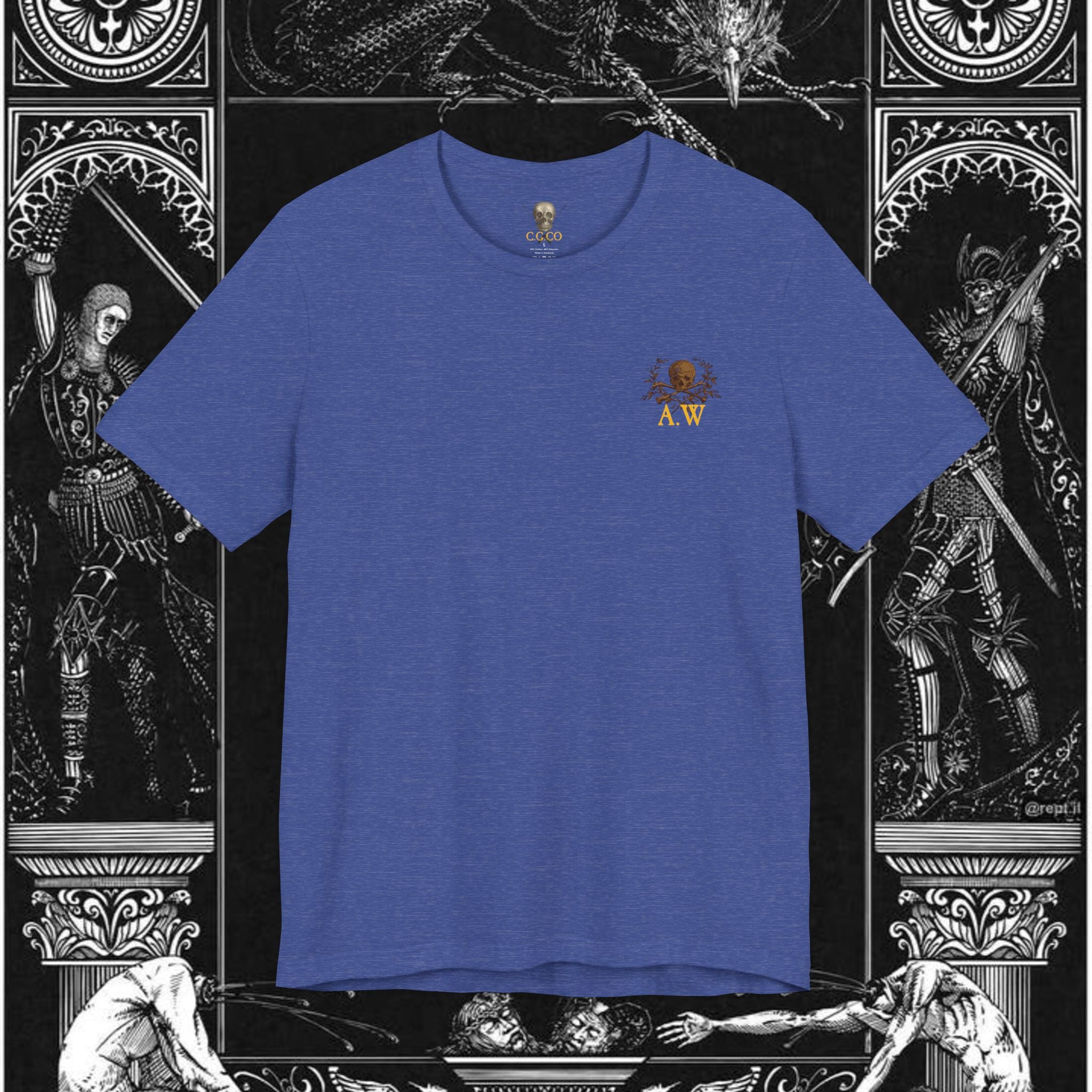 The Samurai's Vengeance Medieval Fantasy Graphic Shirt