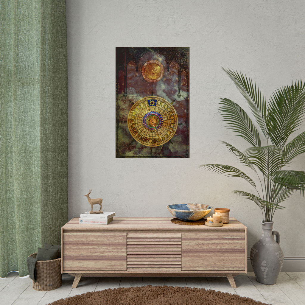The Dials of the Cosmos Medieval Fantasy Inspired Prints