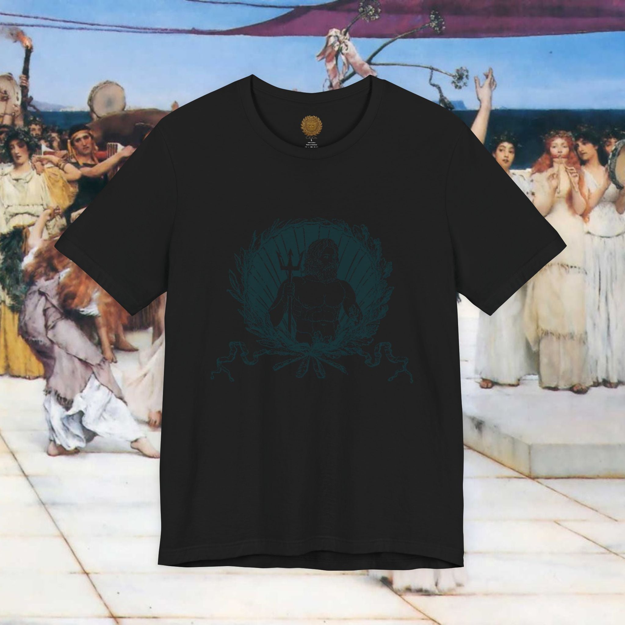 Neptune's Domain Graphic T Shirt – Roman God of the Sea   Mythology