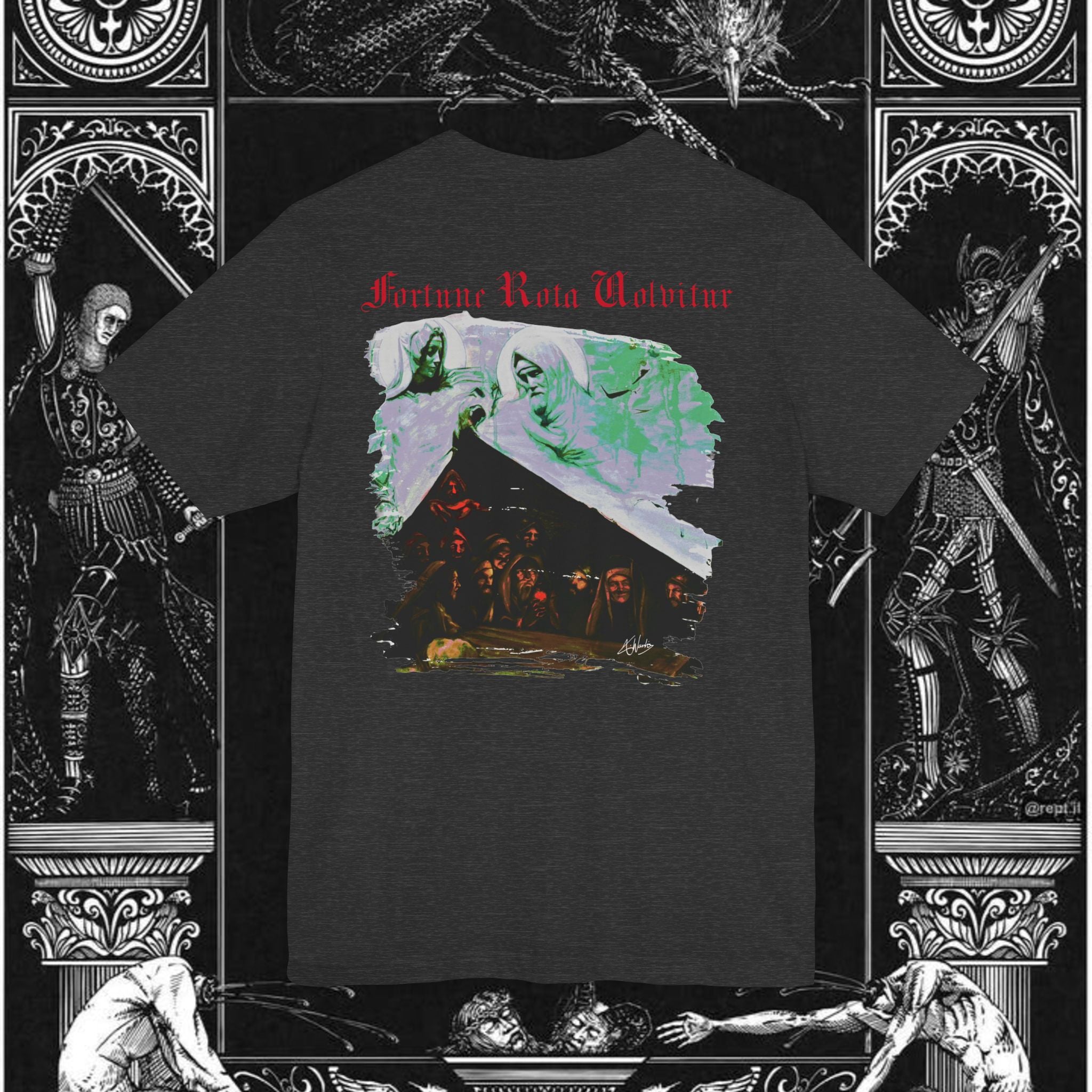 Divine Justice Medieval Fantasy Graphic T-Shirt