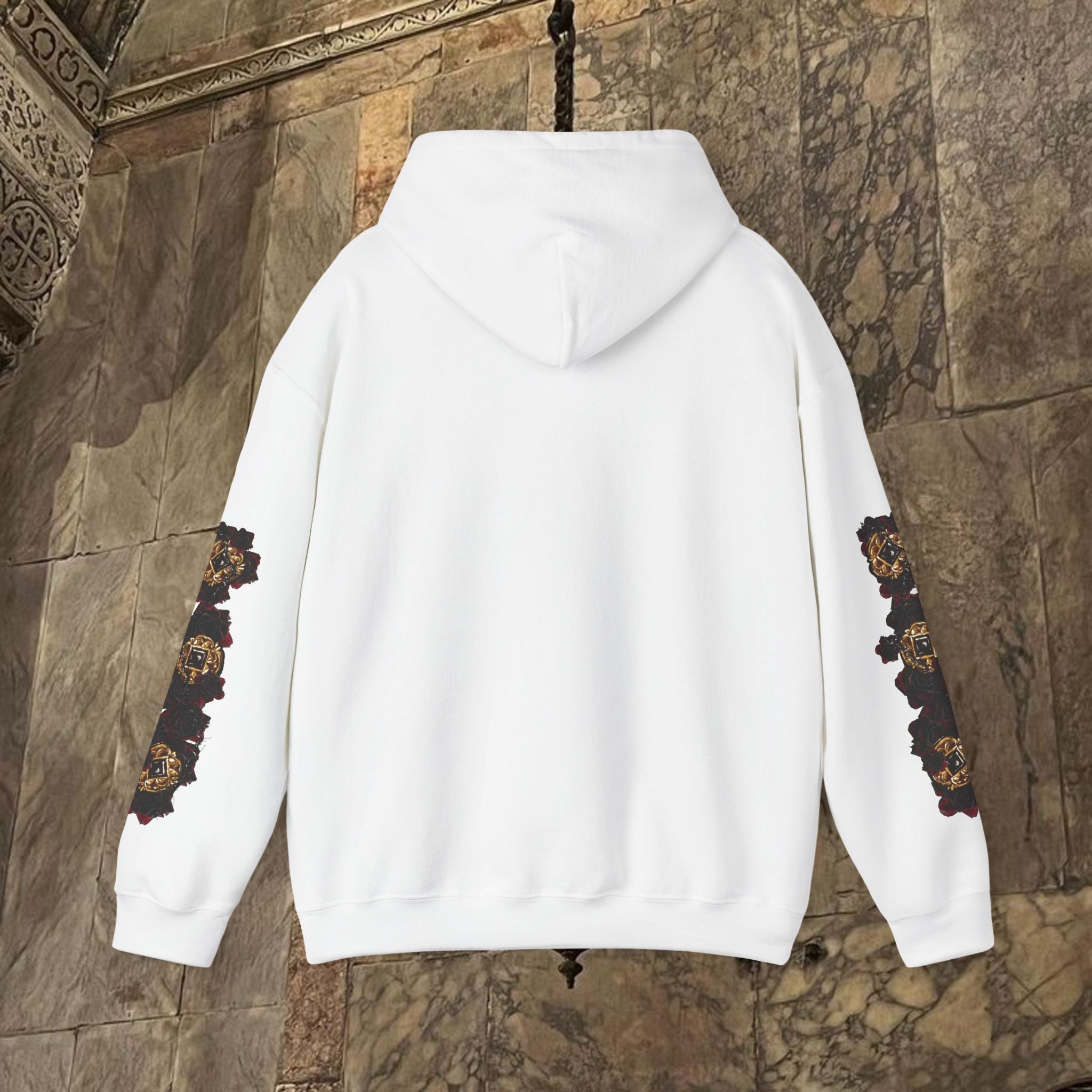 The Kings Fate Byzantine Inspired Graphic Hoodie Front Version