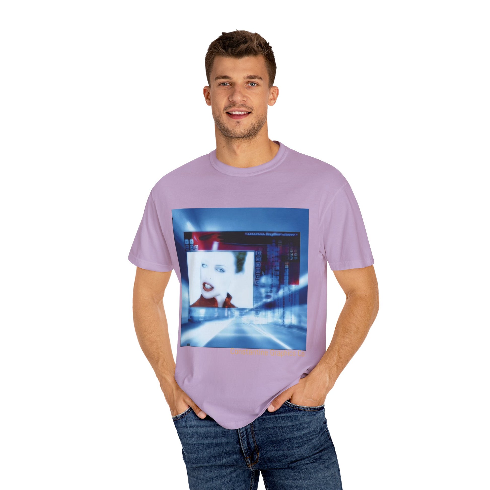 Digital Pop up Cyber Y2k Graphic TShirt