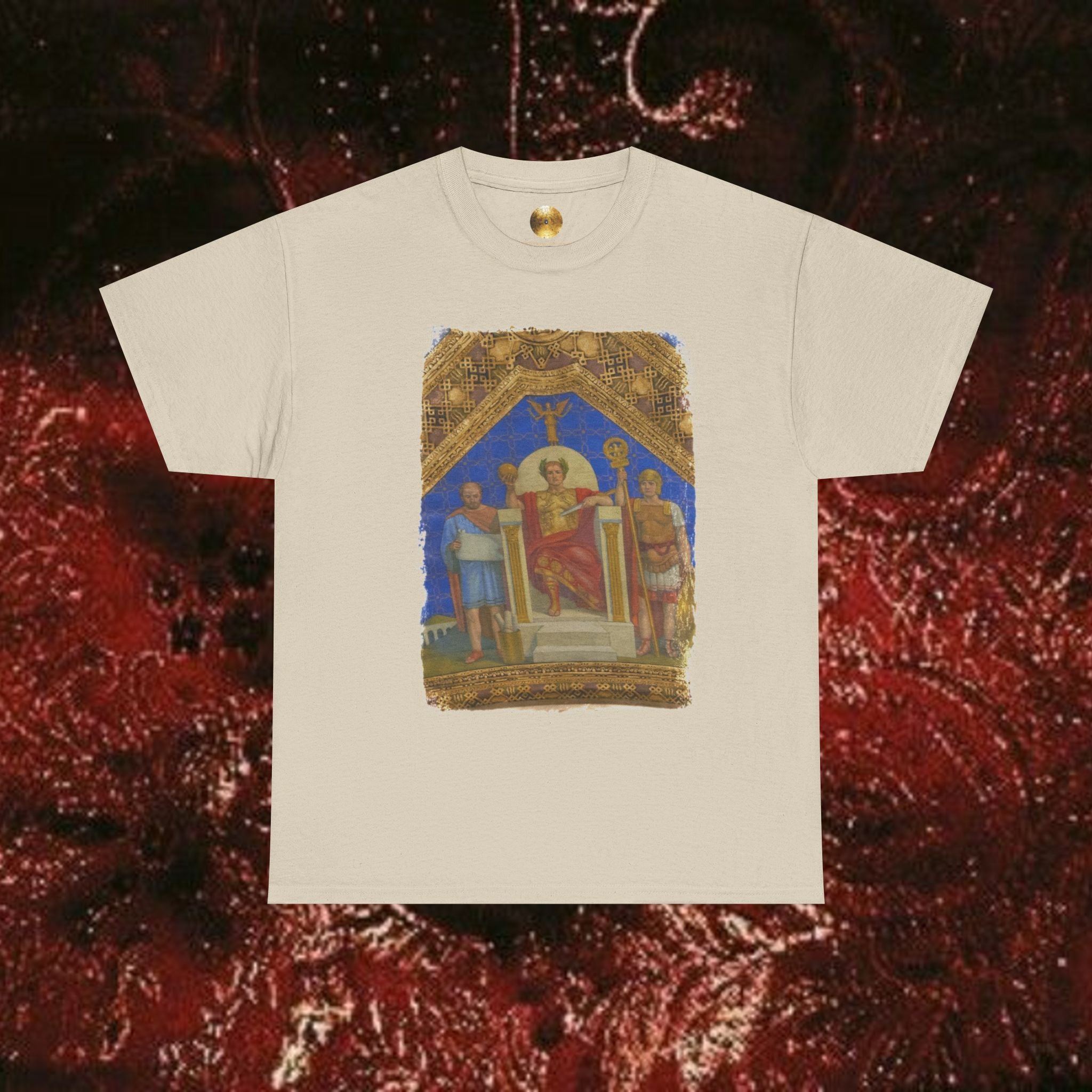 Imperial Throne Art Graphic T-Shirt- Eternal Ruler Design | Constantine Graphics