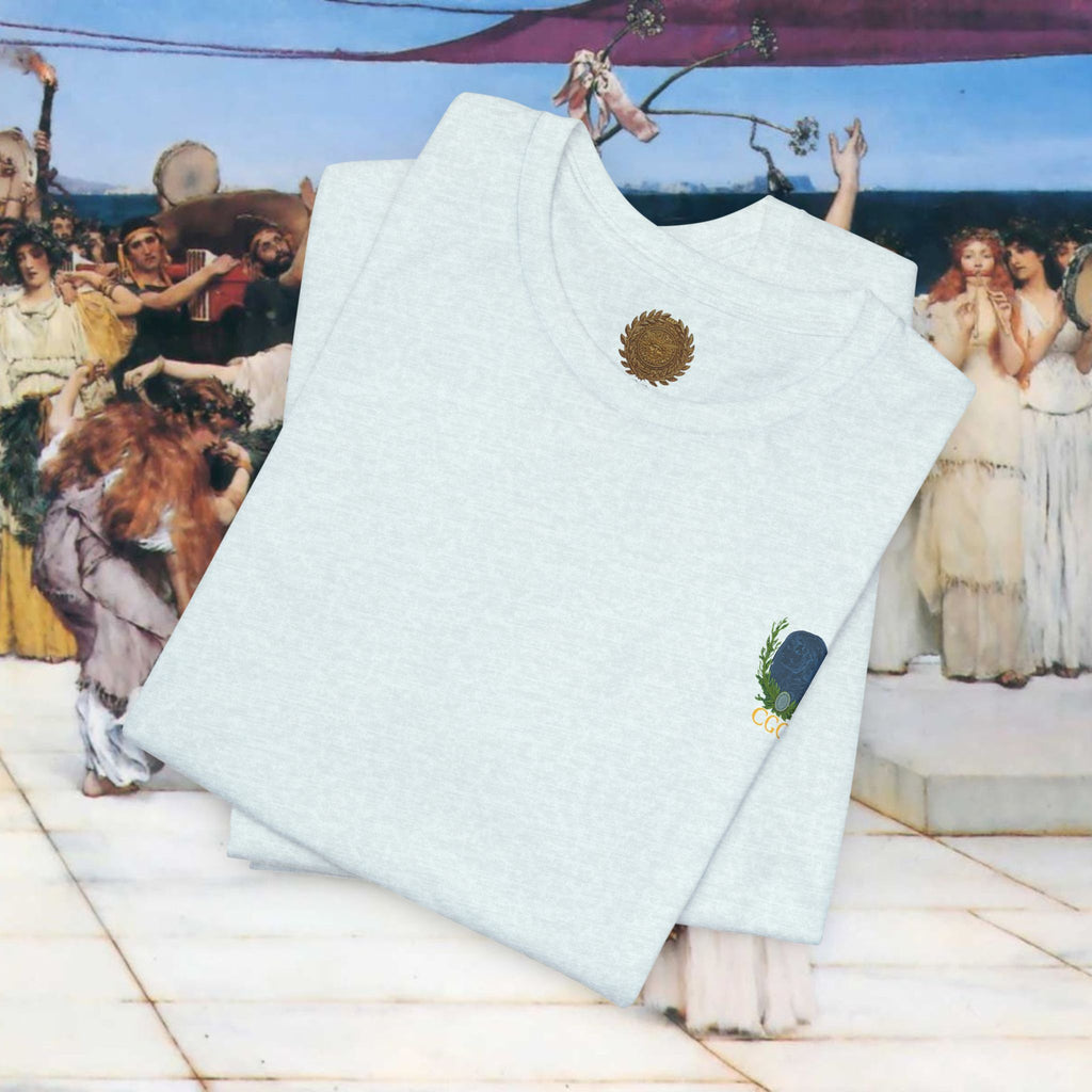 Roman Warrior Plumed Helmet Cameo T-Shirt