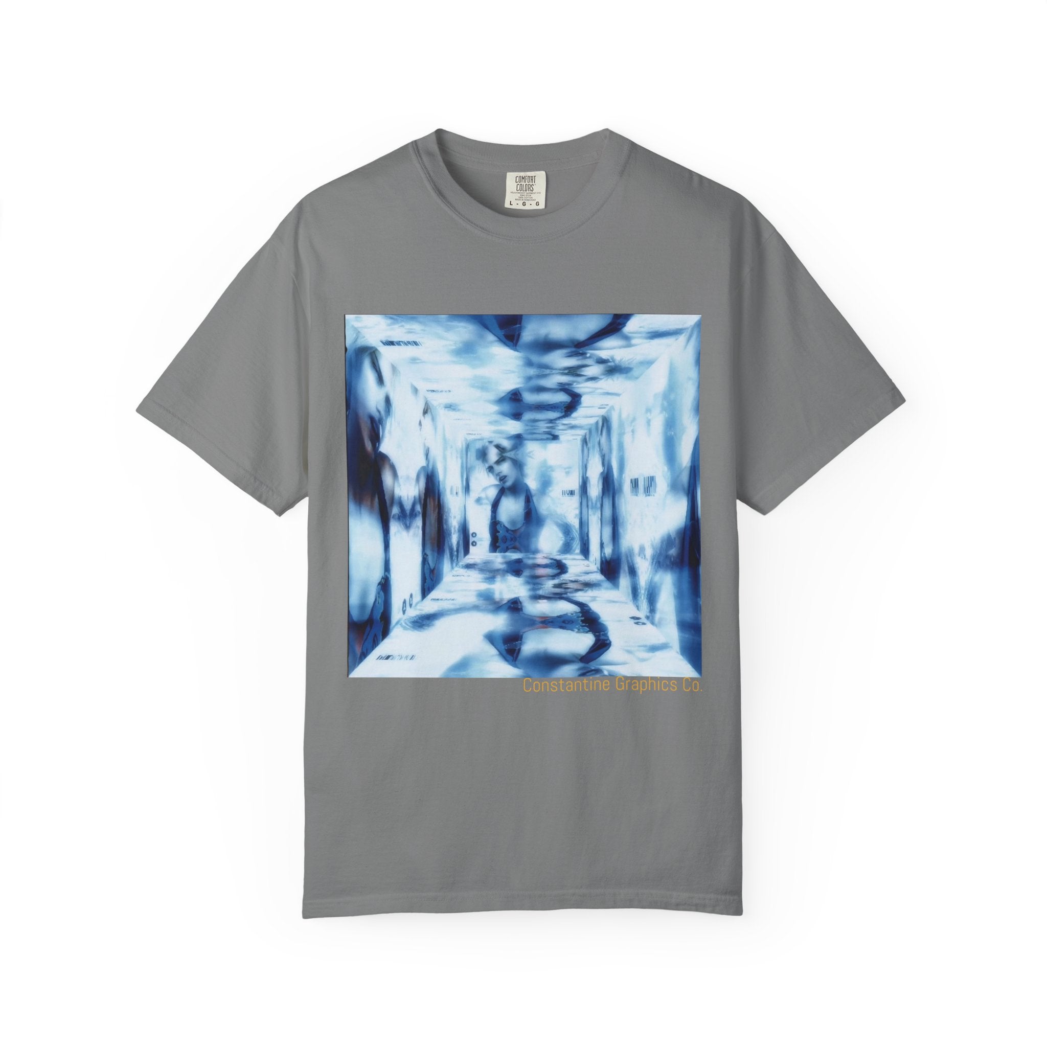 Enter the CyberVerse Y2K Graphic T-Shirt