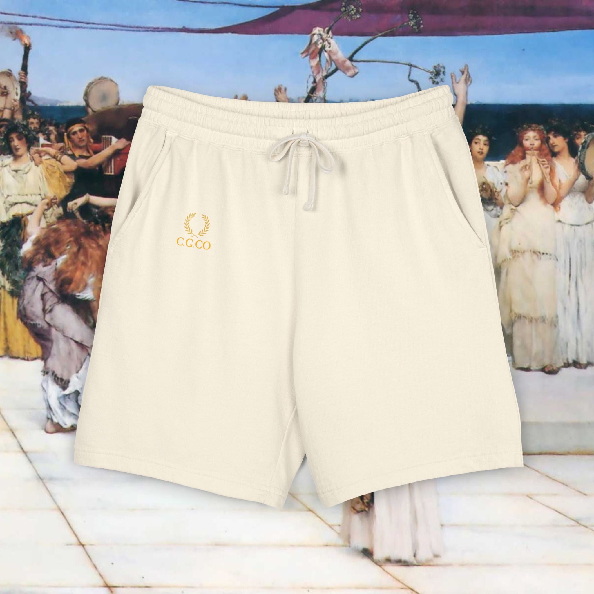Mediterranean Coast Cotton Shorts