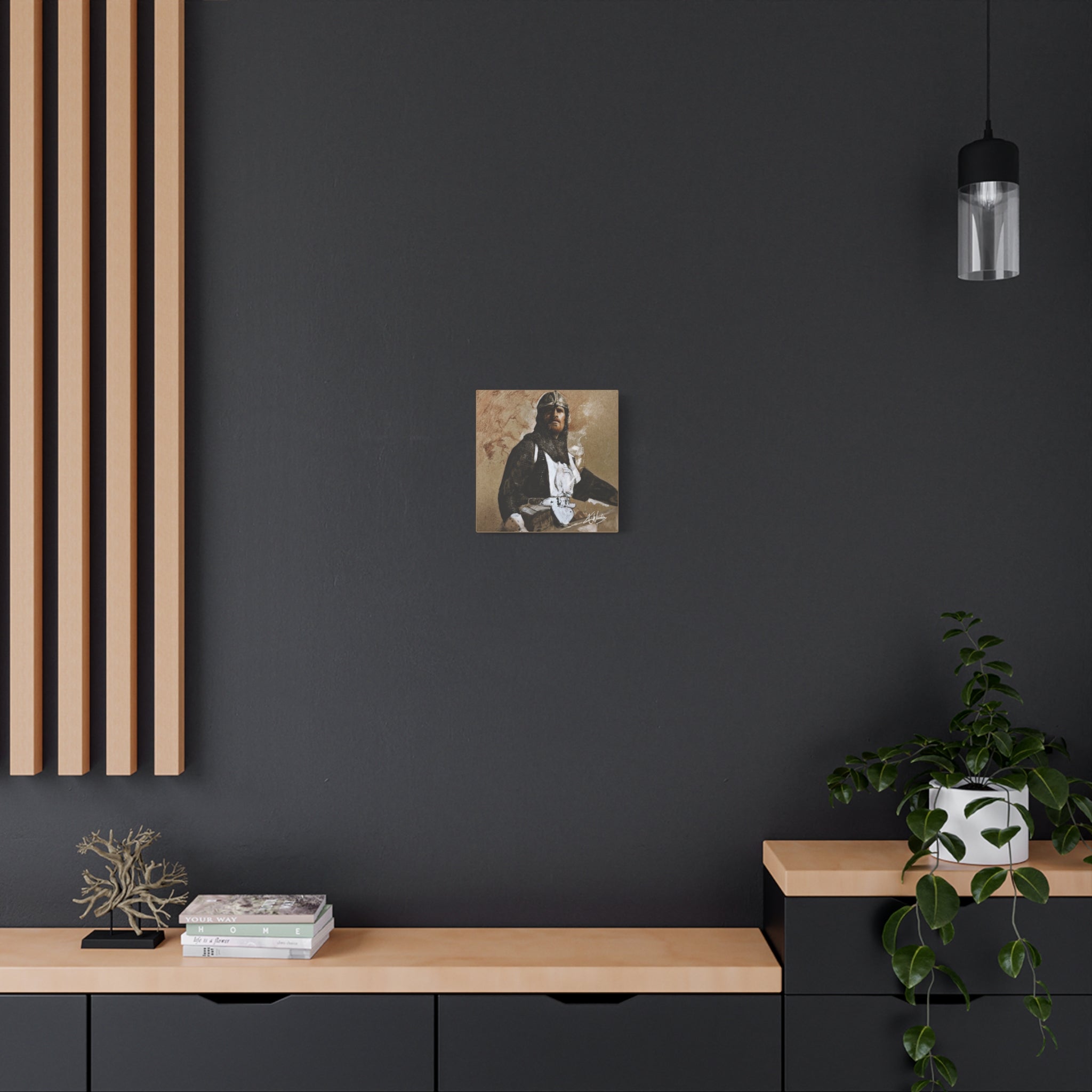 The Knight's Rest Medieval Fantasy Canvas