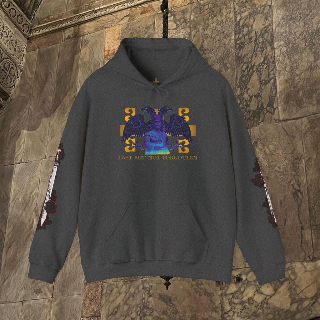 The Last Great Emperor Byzantine Inspired Graphic Hoodie Front Version