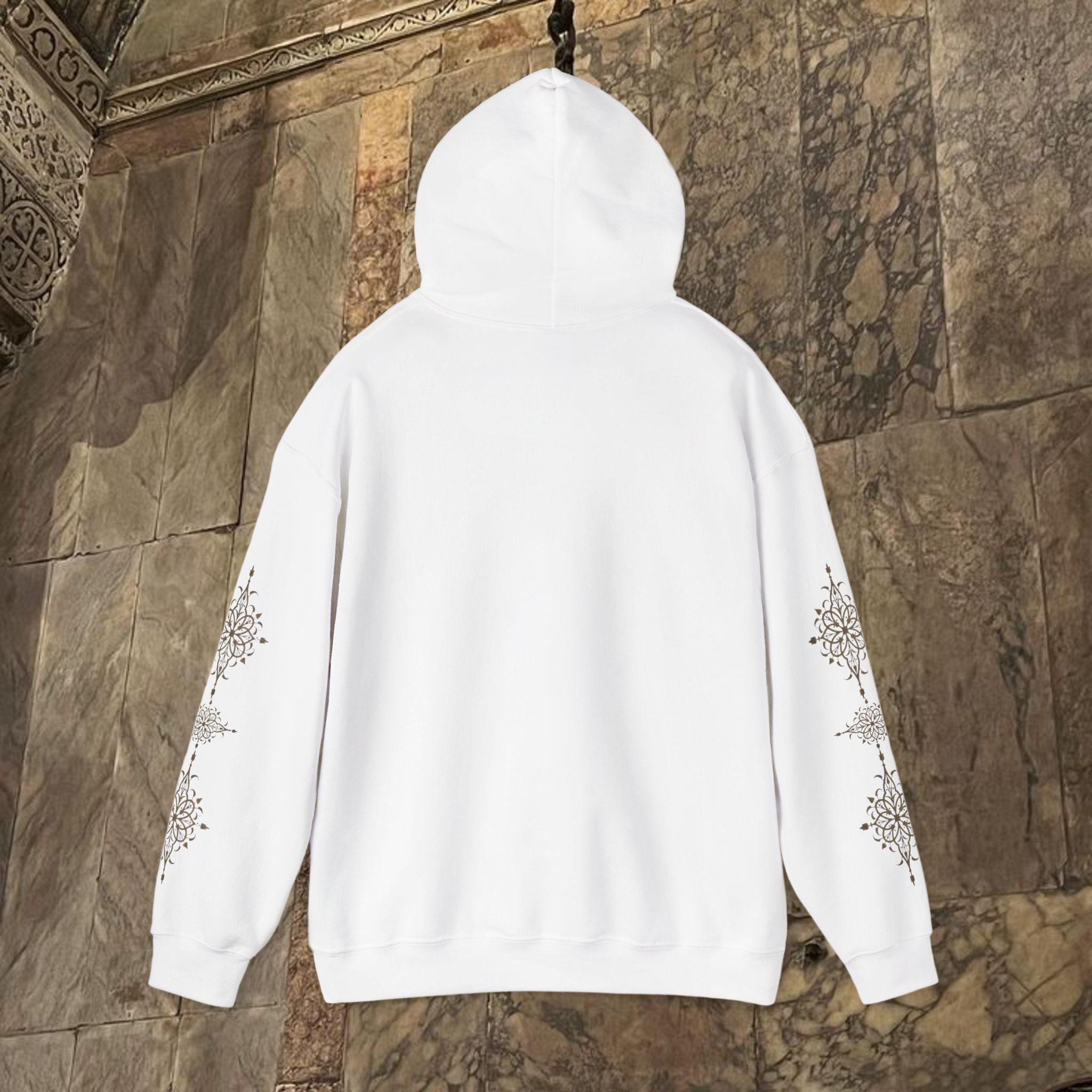 Byzantine Icon Art Hoodie - Classical Religious Design