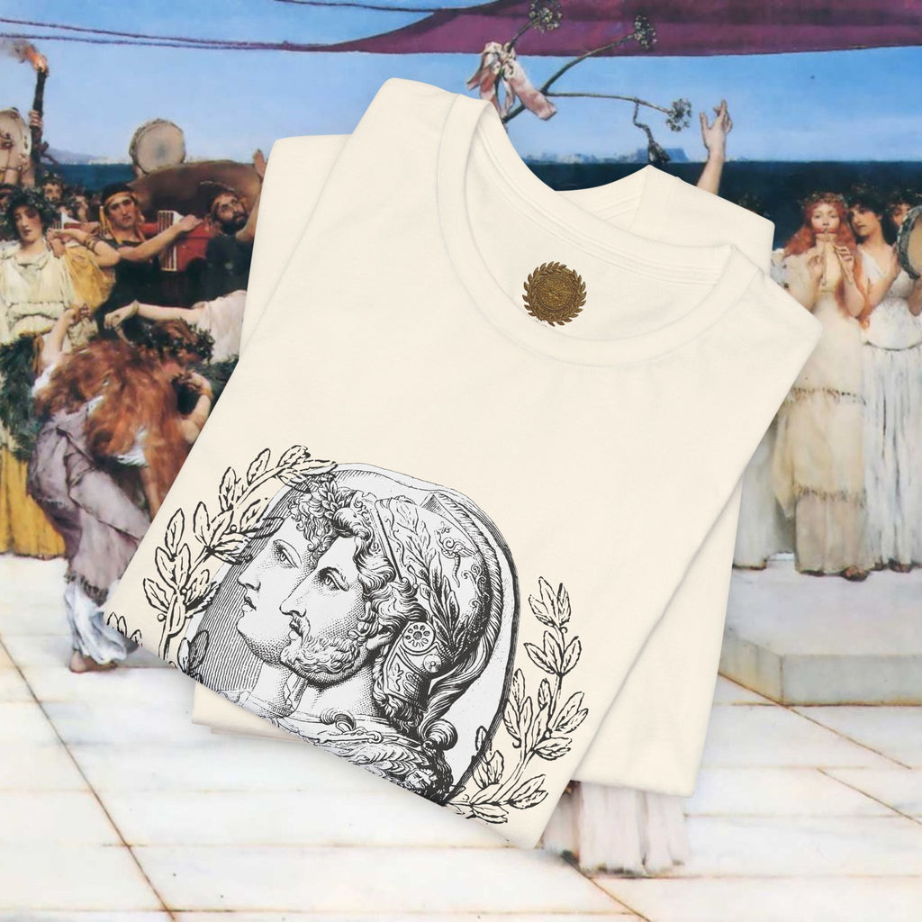 Roman Warrior's Spirit Plumed Helmet Cameo T-Shirt