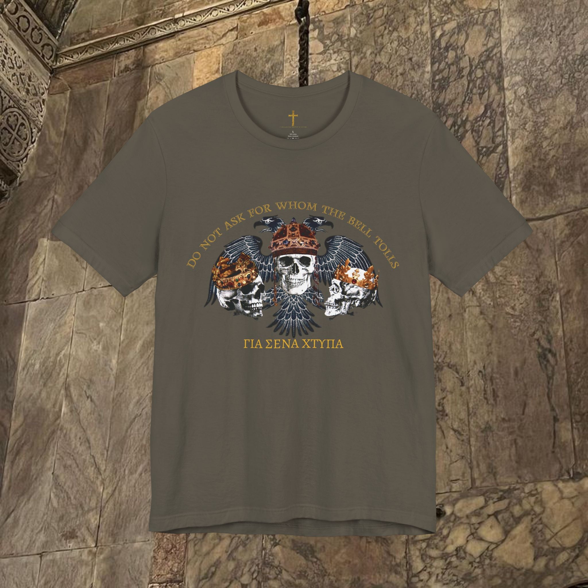 The Kings Fate Byzantine Inspired Cotton Graphic T-shirt