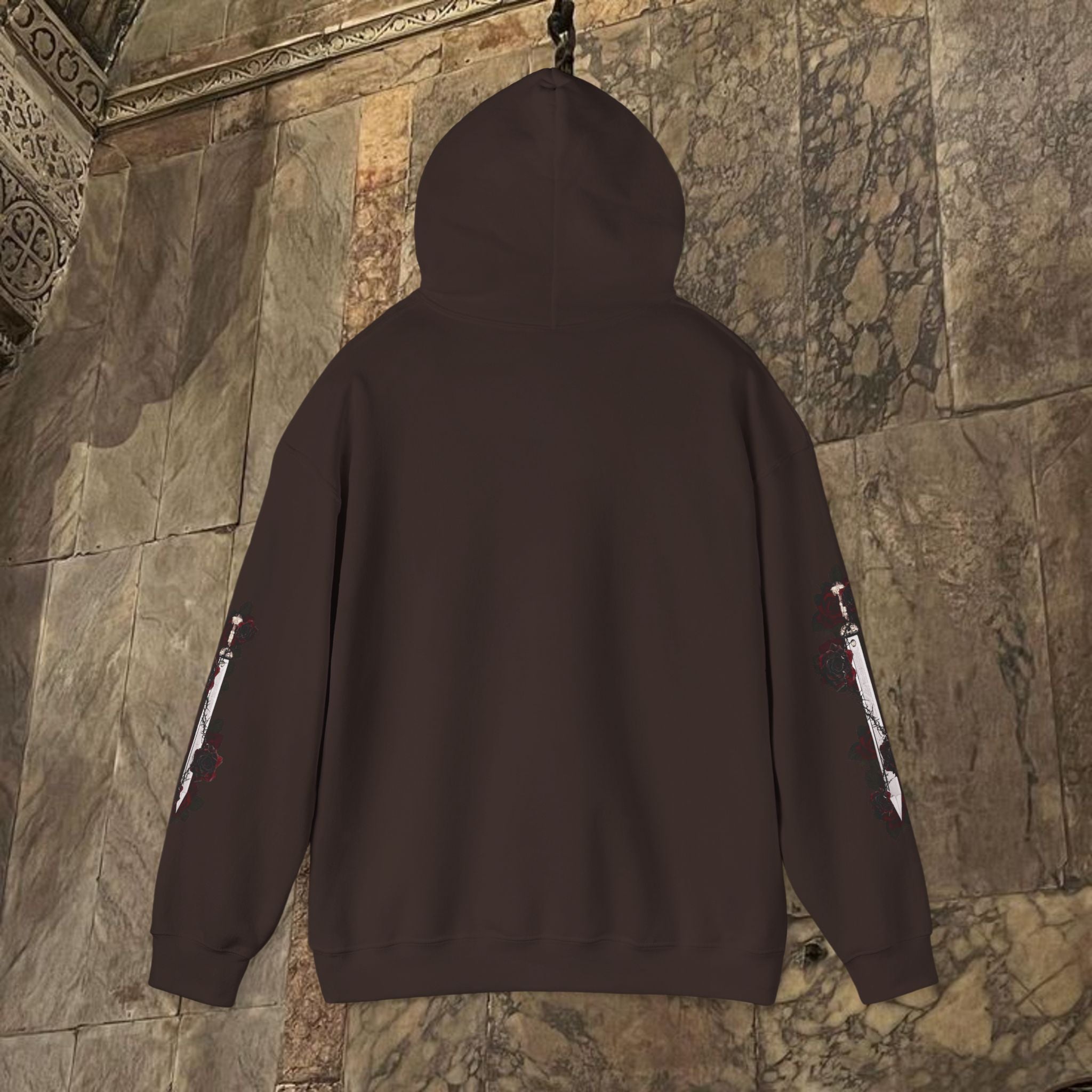 The Last Great Emperor Byzantine Inspired Graphic Hoodie Front Version