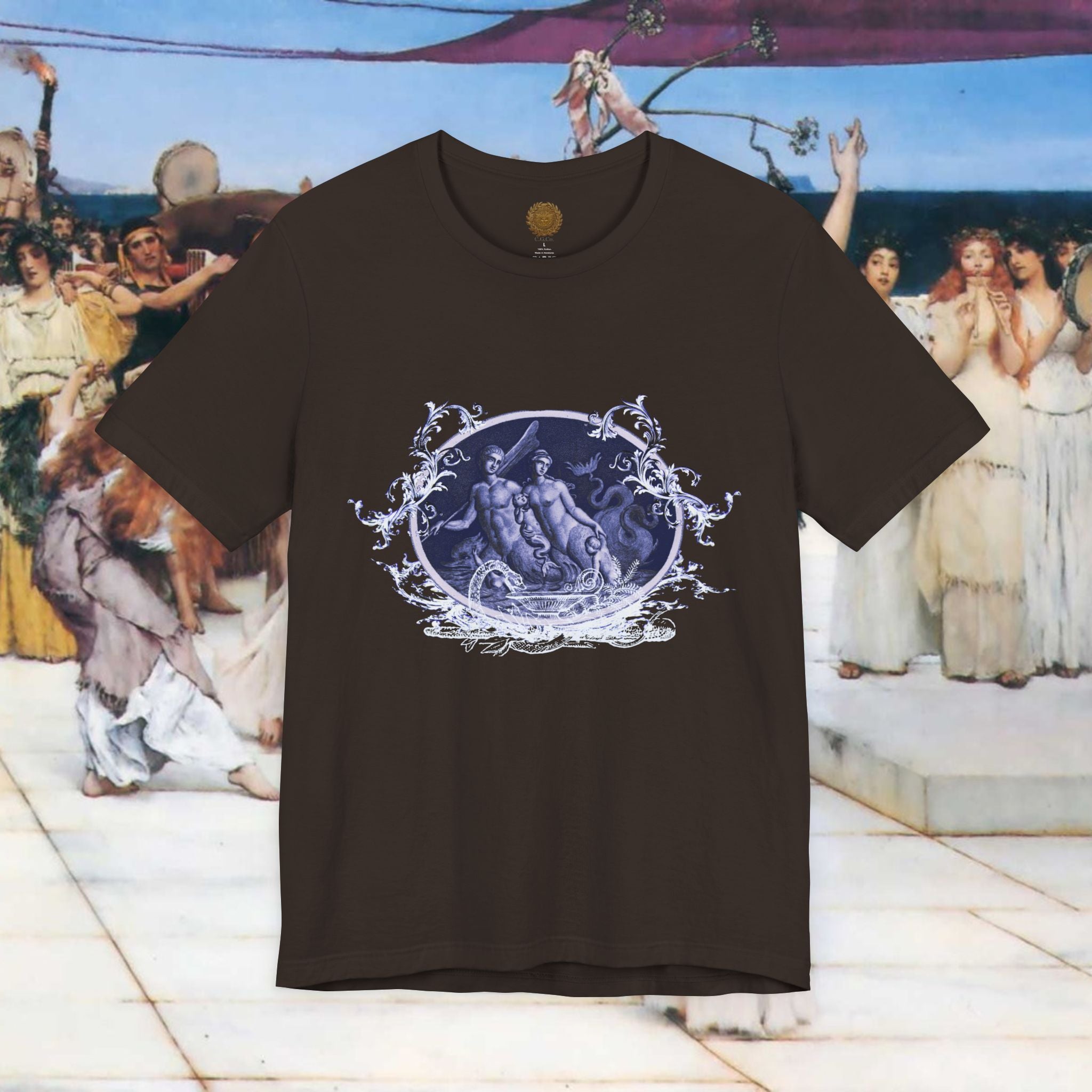 Dagon Graphic T-Shirt – Ancient Fish God of Mesopotamian Mythology | Classical History Gift