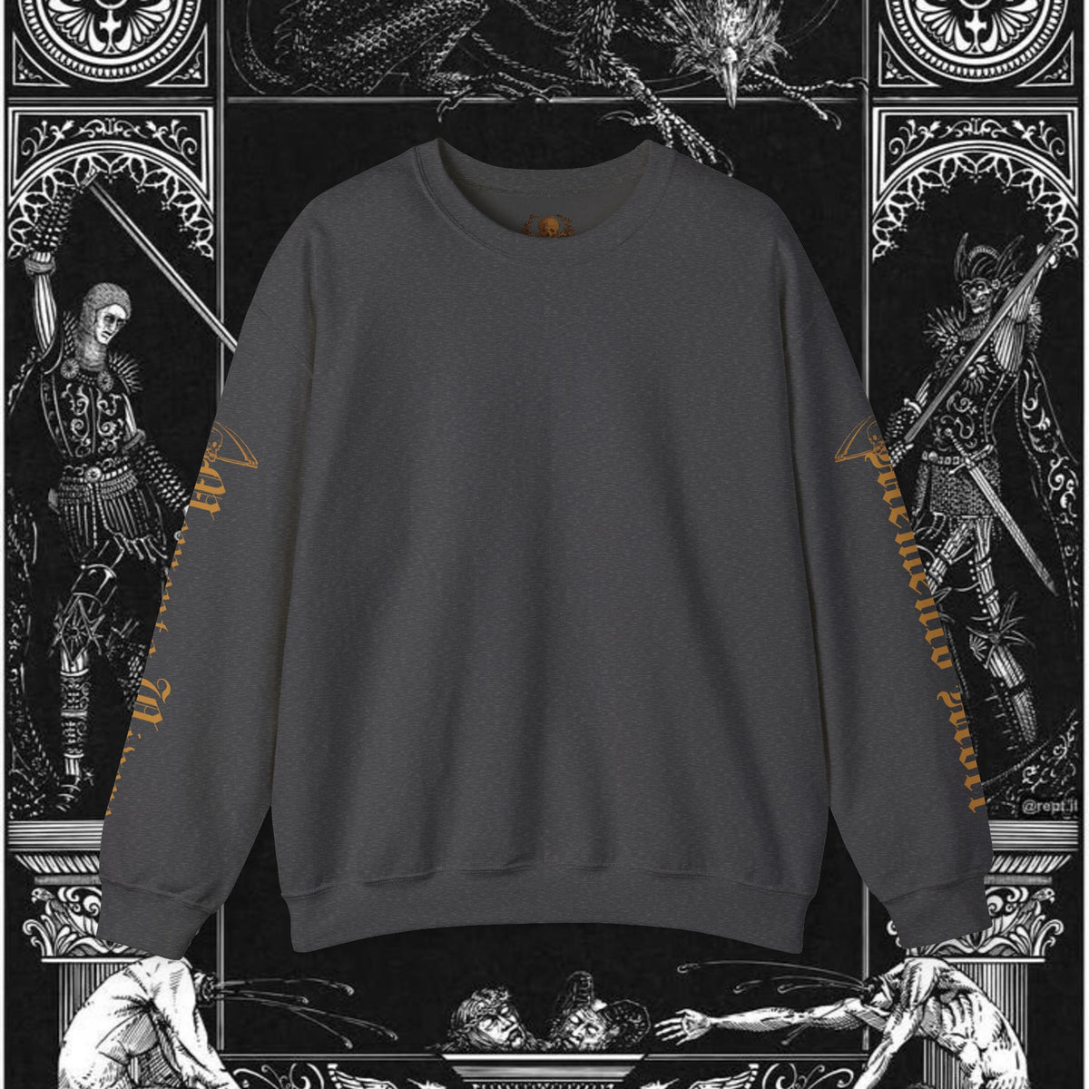 The Circle of Life Medieval Fantasy Inspired Graphic Sweatshirt