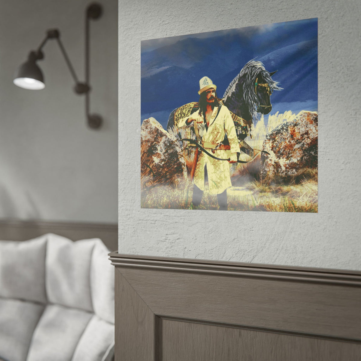 The Golden Nomad Medieval Fantasy Inspired Fine Art Print