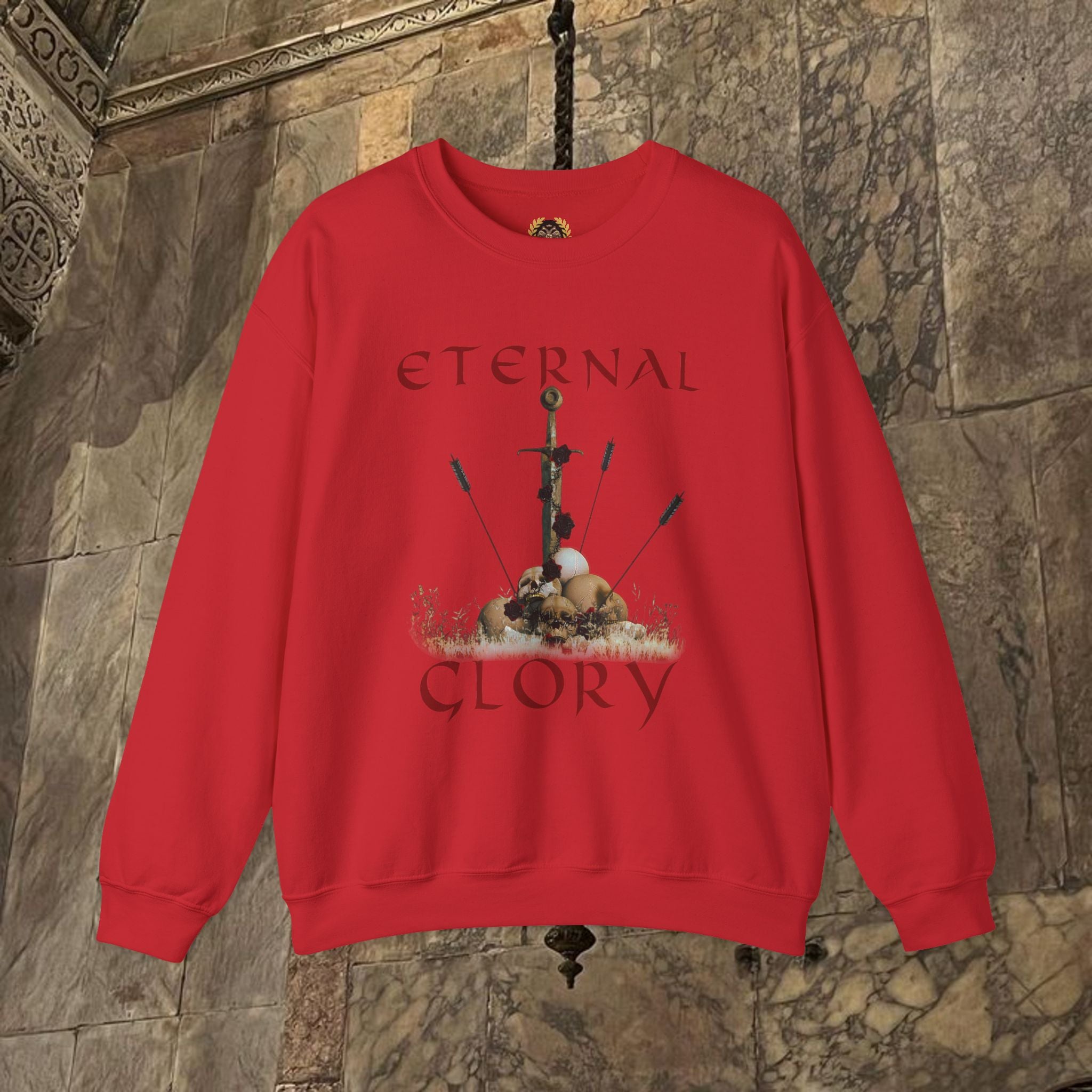 Eternal Glory of the Last Battle Crewneck Graphic Sweatshirt