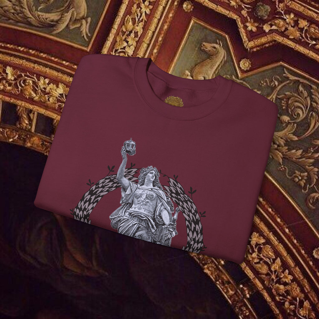 Goddess Victory Neo-Classical Crewneck Sweatshirt piece