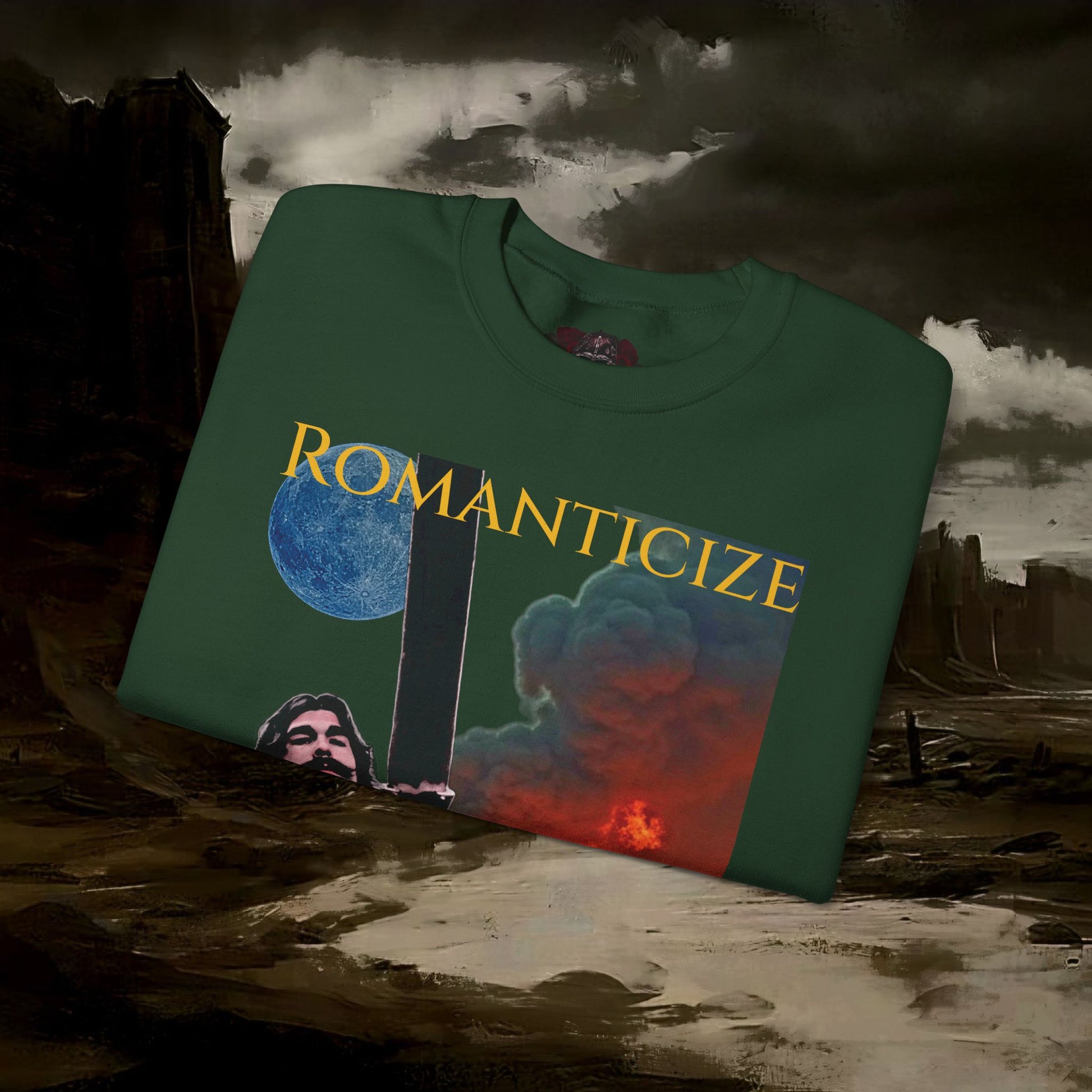 The Barbarian's Mirror, Unisex Crewneck Graphic Sweatshirt