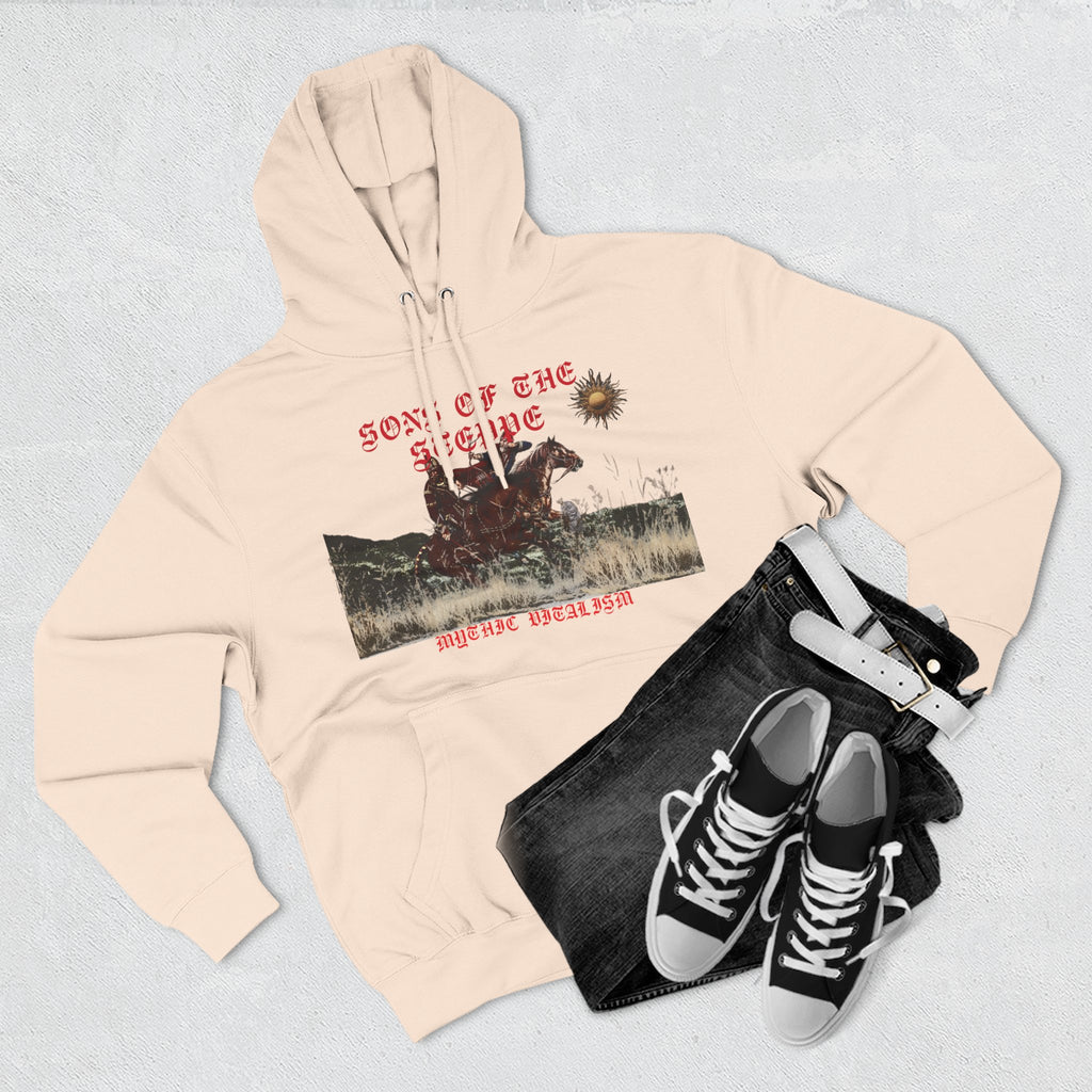 Son of the Steppe Fleece Medieval Graphic Hoodie