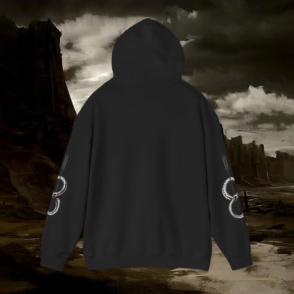 The Barbarian's Fate Medieval Fantasy Inspired Gothic Graphic Hoodie