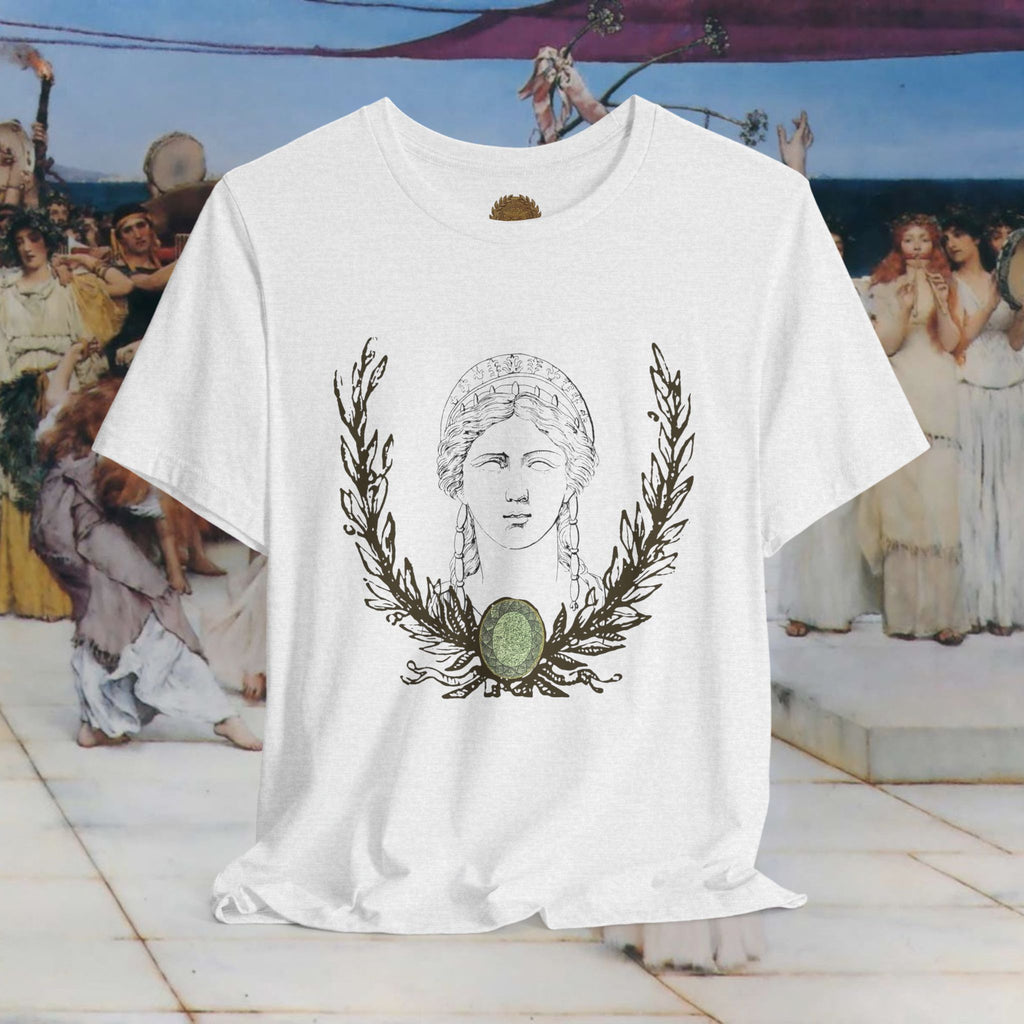 Hera's Wondering – Greek Goddess Ornate Diadem T-Shirt