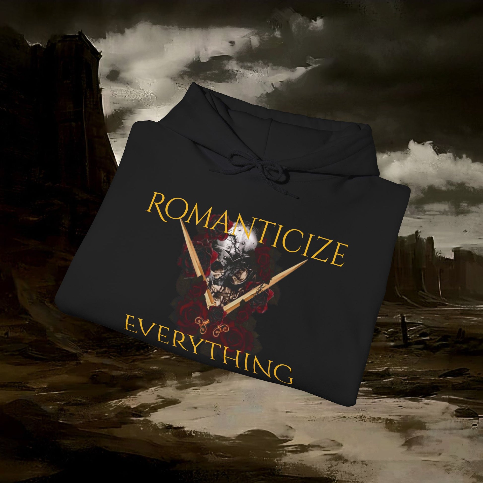 The Barbarian's Fate Medieval Fantasy Inspired Gothic Graphic Hoodie