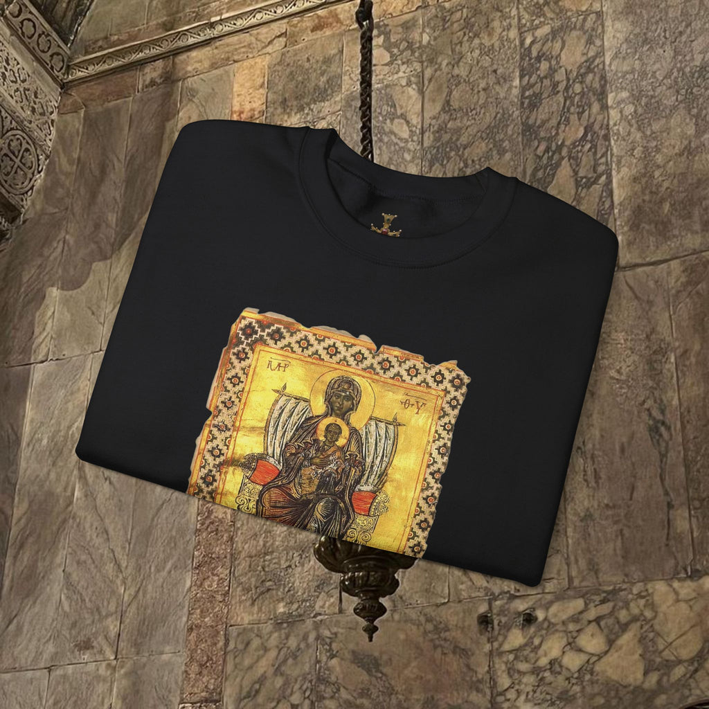 Byzantine Manuscript Art Sweatshirt Ancient design