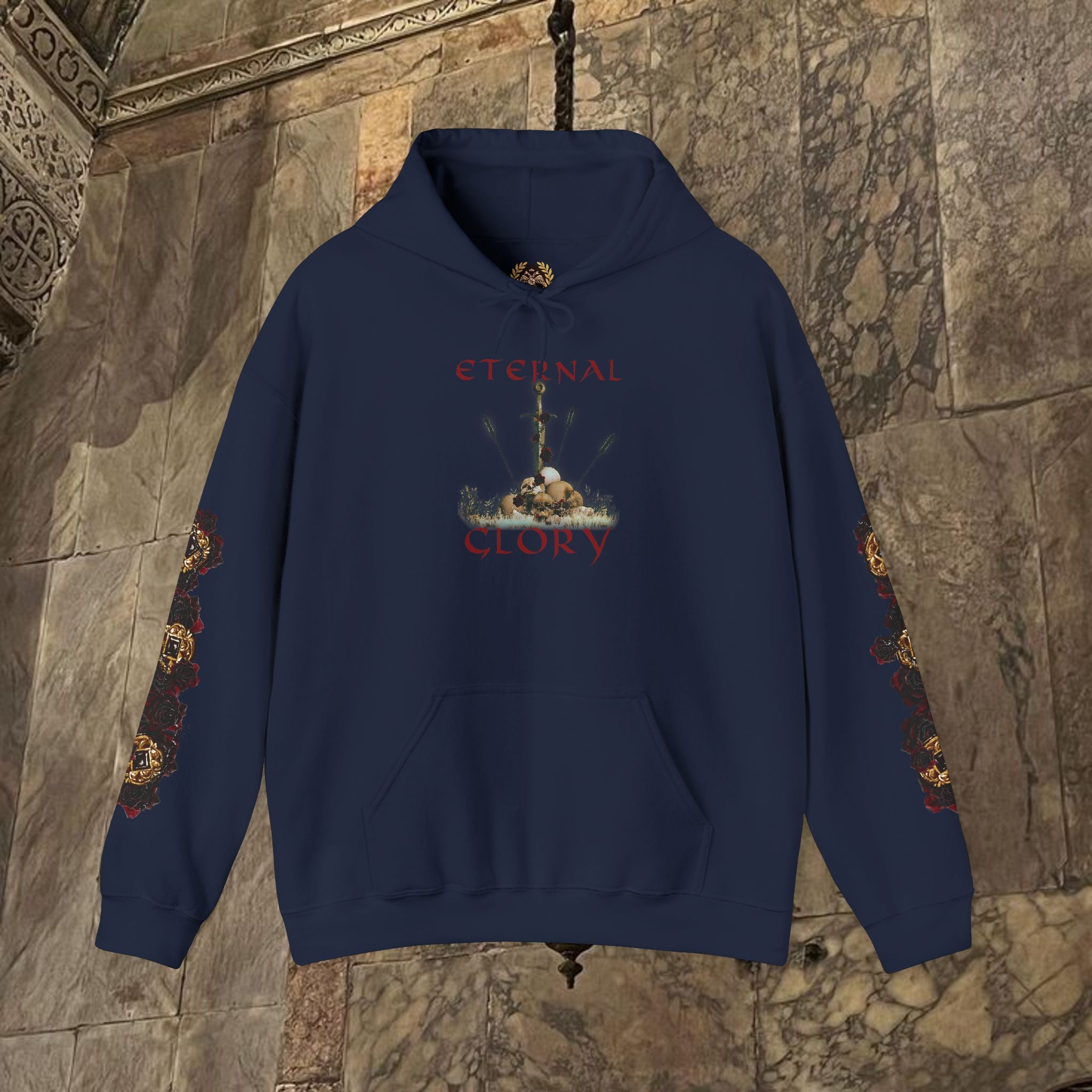Eternal Glory of the Last Battle Byzantine Inspired Graphic Hoodie
