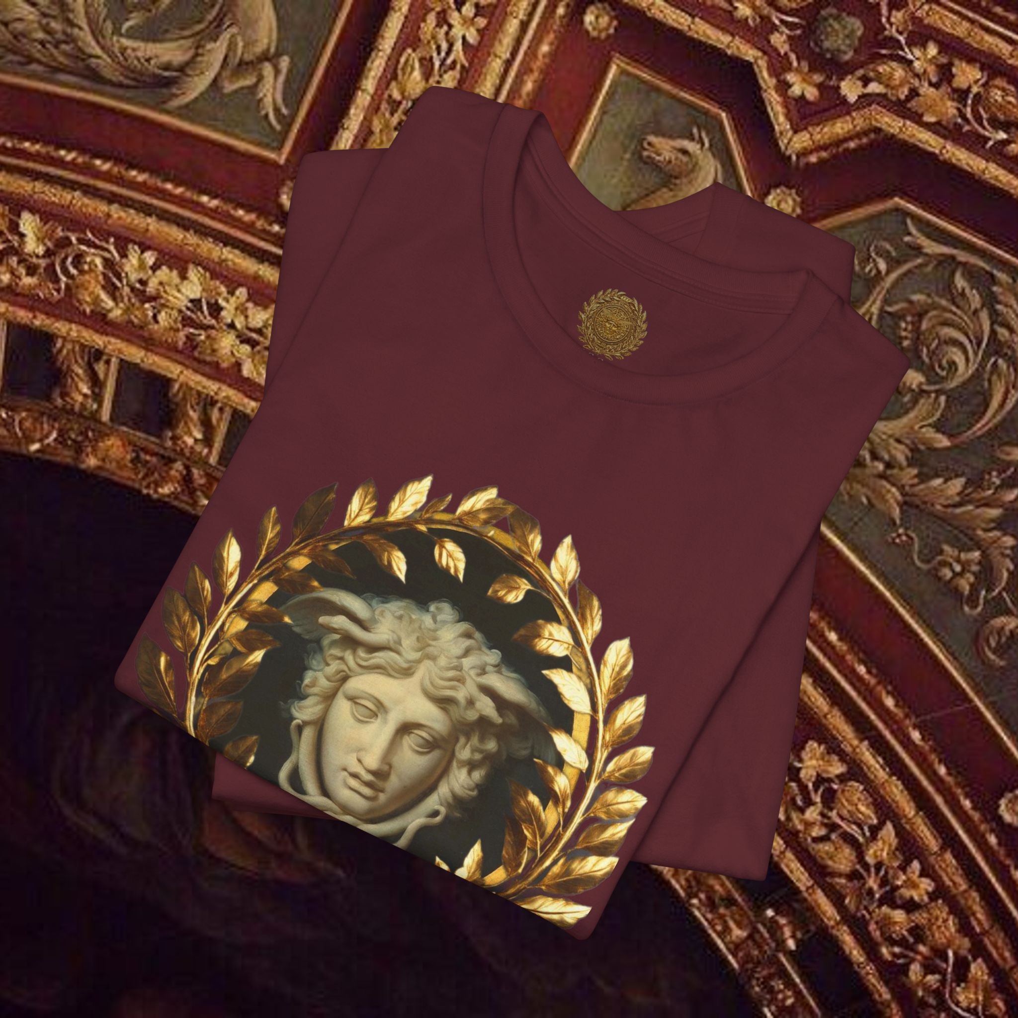 Medusa's Gaze Classical Inspired Mythology Unisex Jersey Short Sleeve Graphic Tee