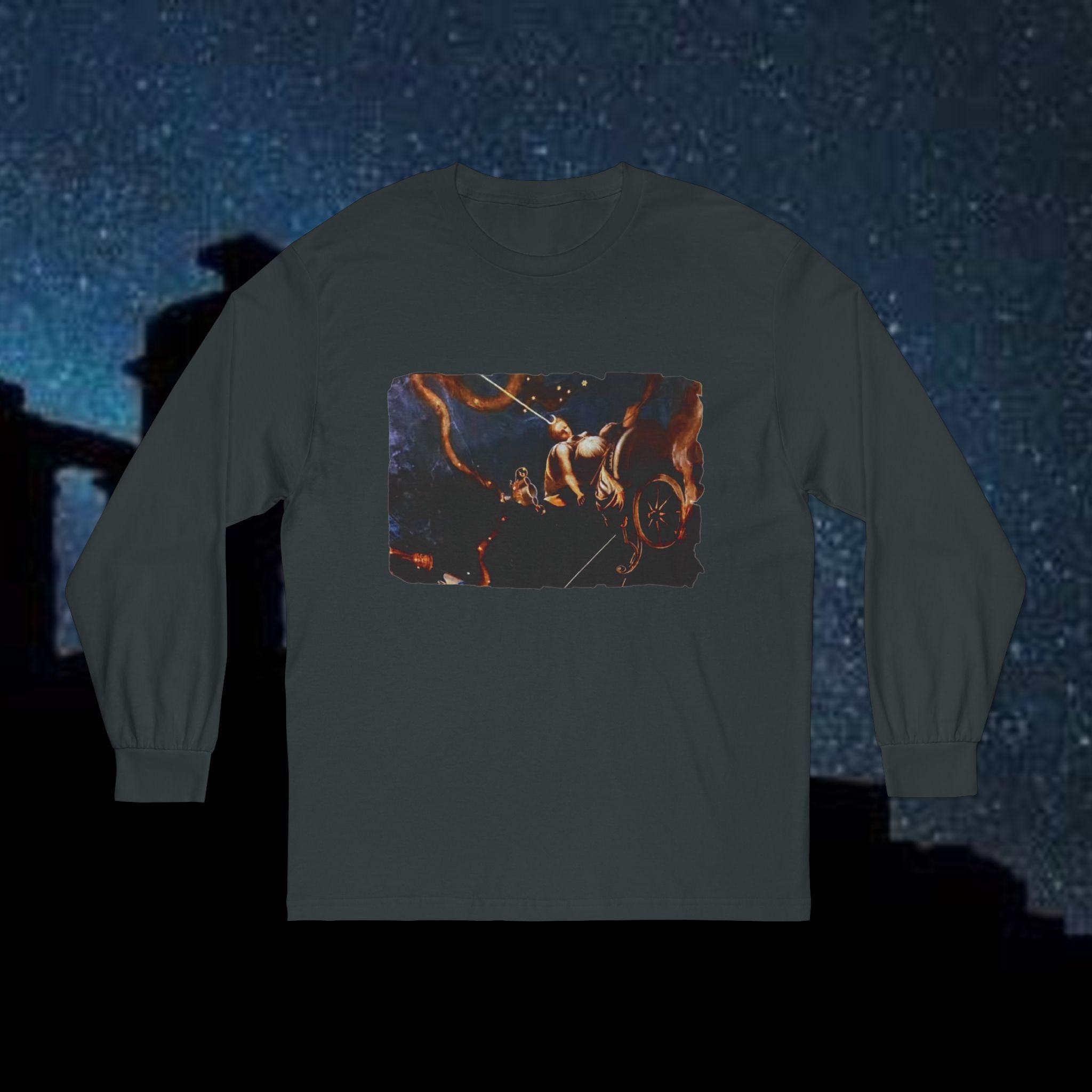 Goddess of the Cosmos Graphic Long Sleeve T-Shirt