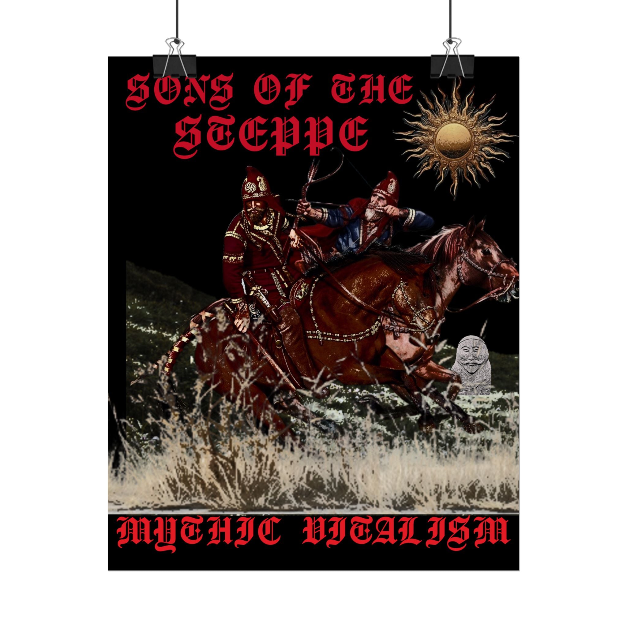 Sons of the Steppe Early Medieval Ancient Rolled Posters