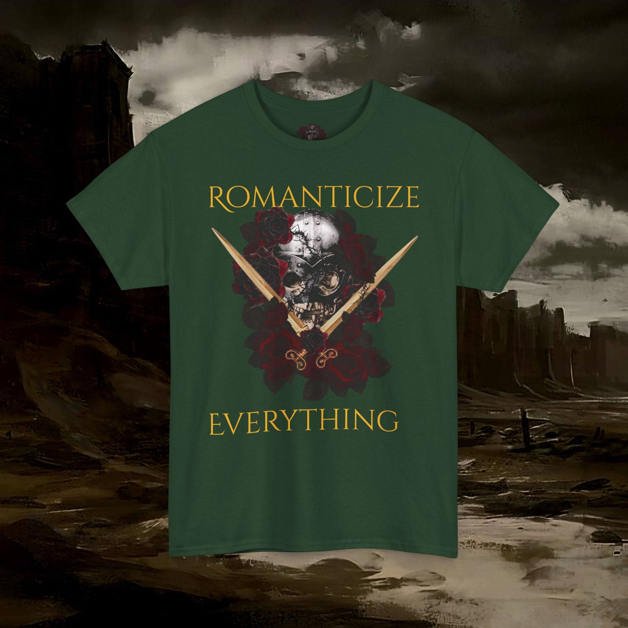 The Barbarian's Fate Medieval Fantasy Inspired Graphic Cotton T-Shirt