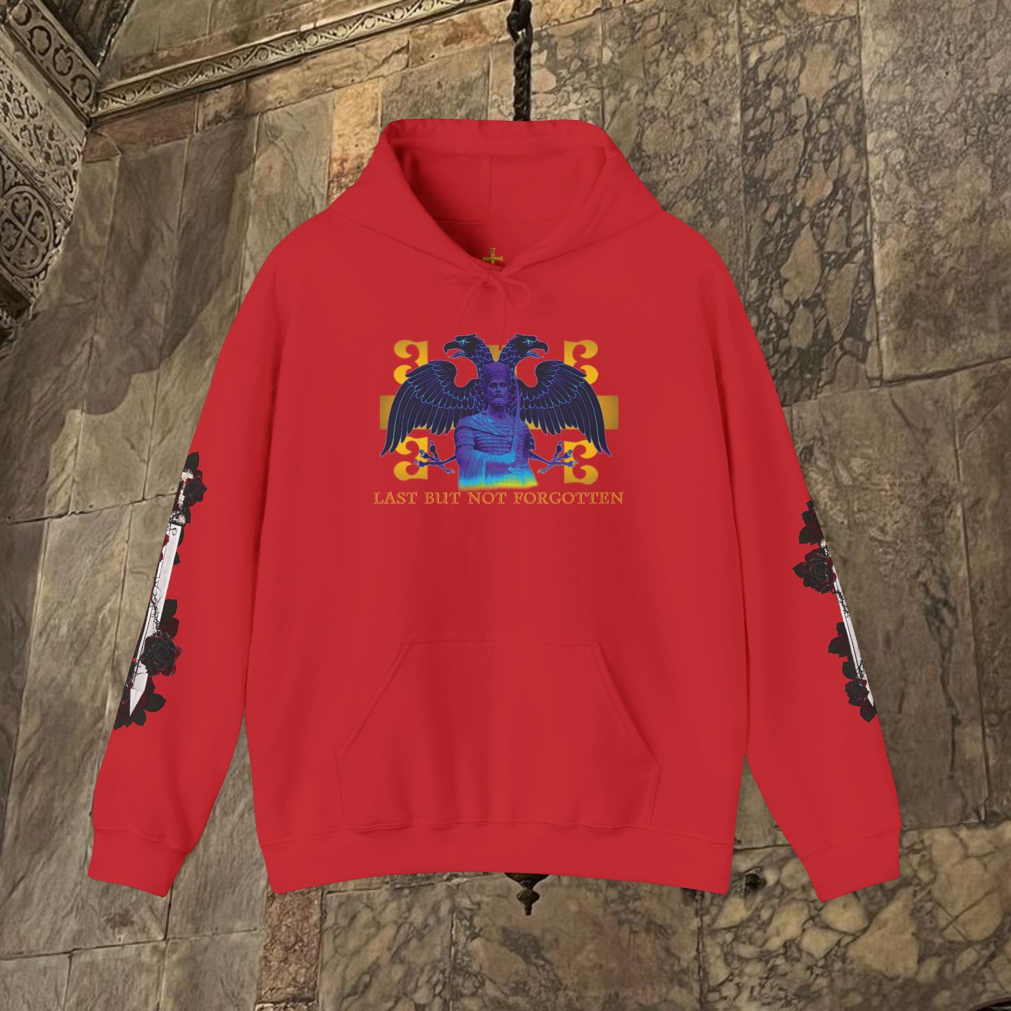 The Last Great Emperor Byzantine Inspired Graphic Hoodie Front Version