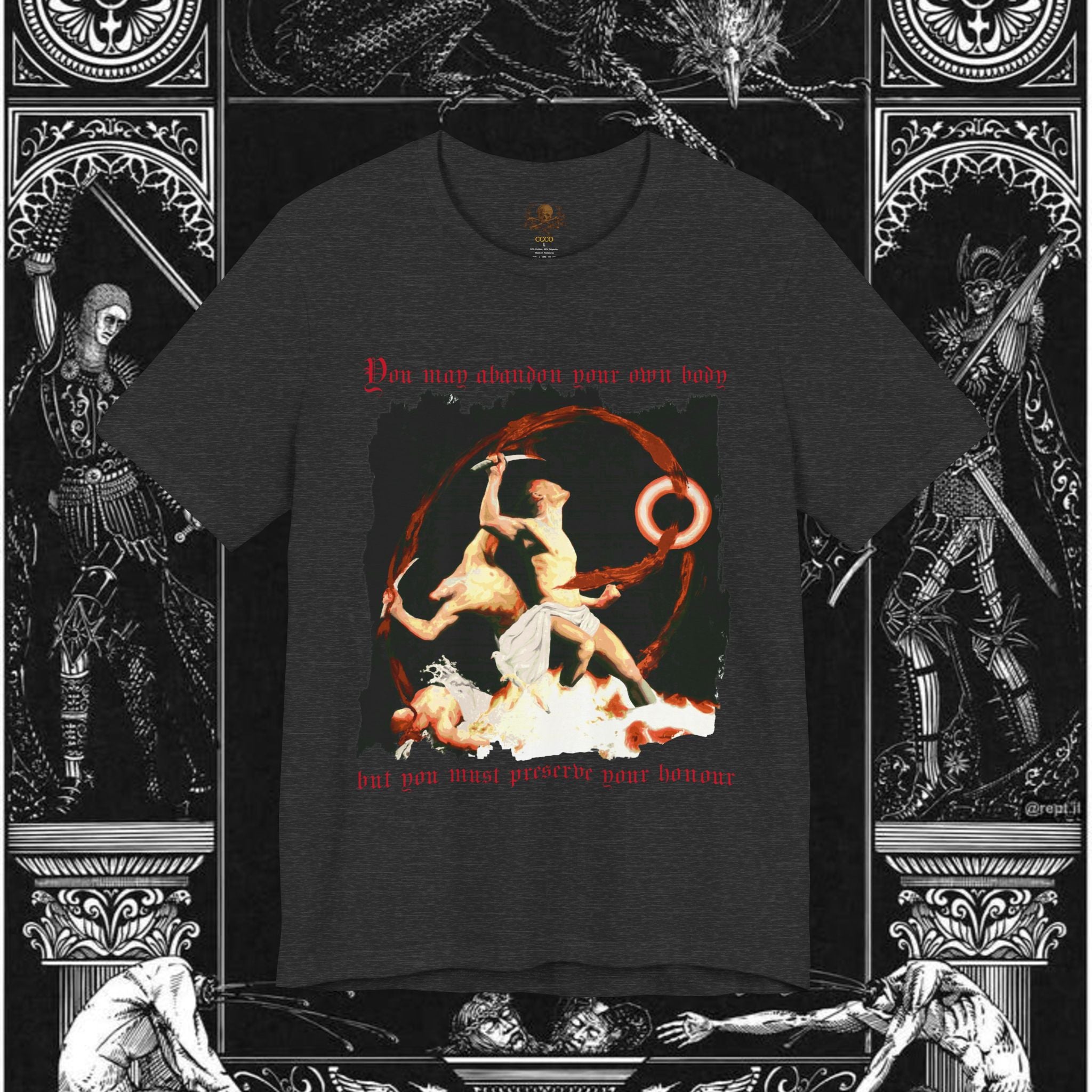 The Samurai's Vengeance Medieval Fantasy Graphic Shirt