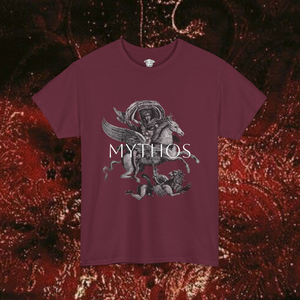 Mythos of the Warrior Graphic Tee - Unisex Heavy Cotton, Historical Shirt, Mythological Esoteric T-Shirt