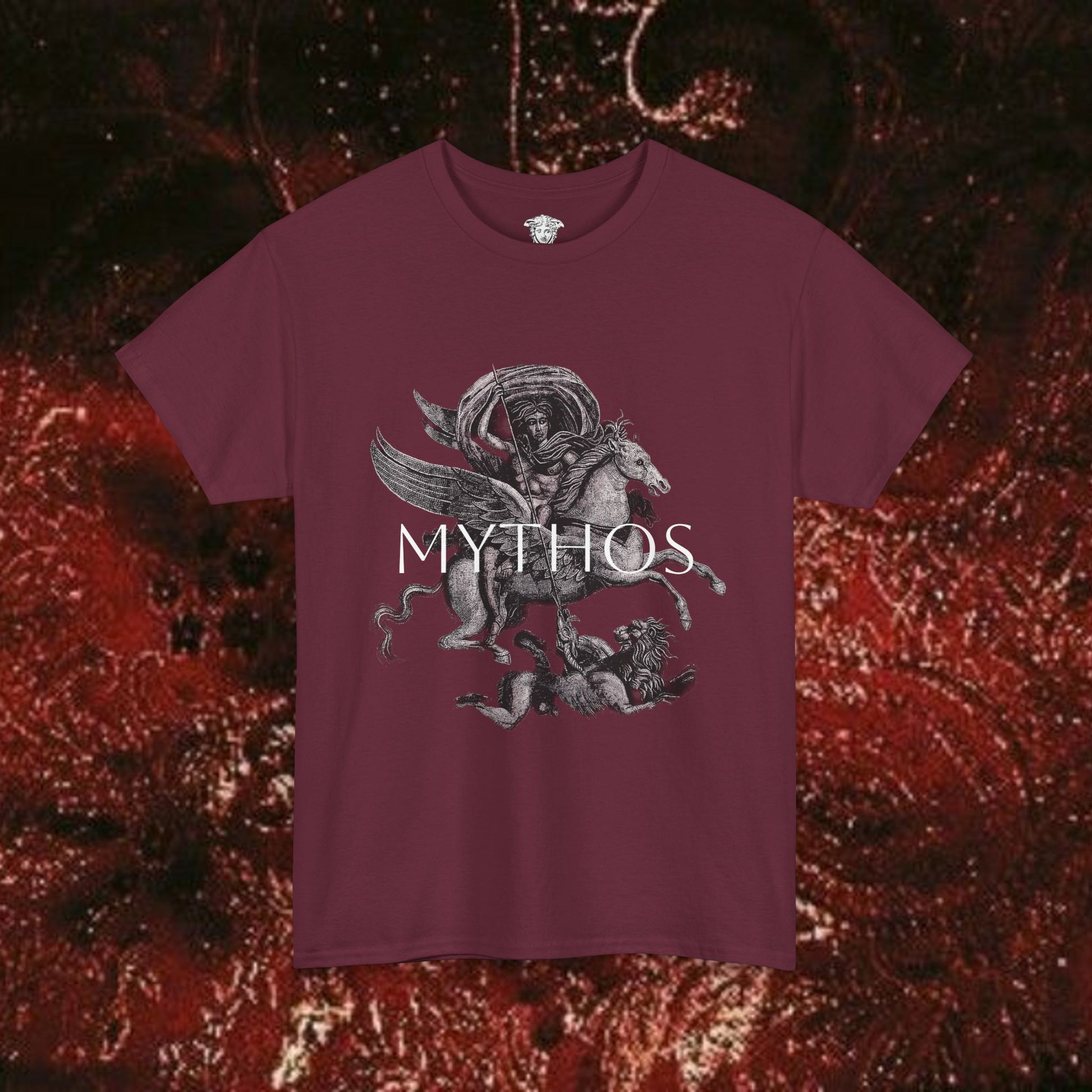 Mythos of the Warrior Graphic Tee - Unisex Heavy Cotton, Historical Shirt, Mythological Esoteric T-Shirt