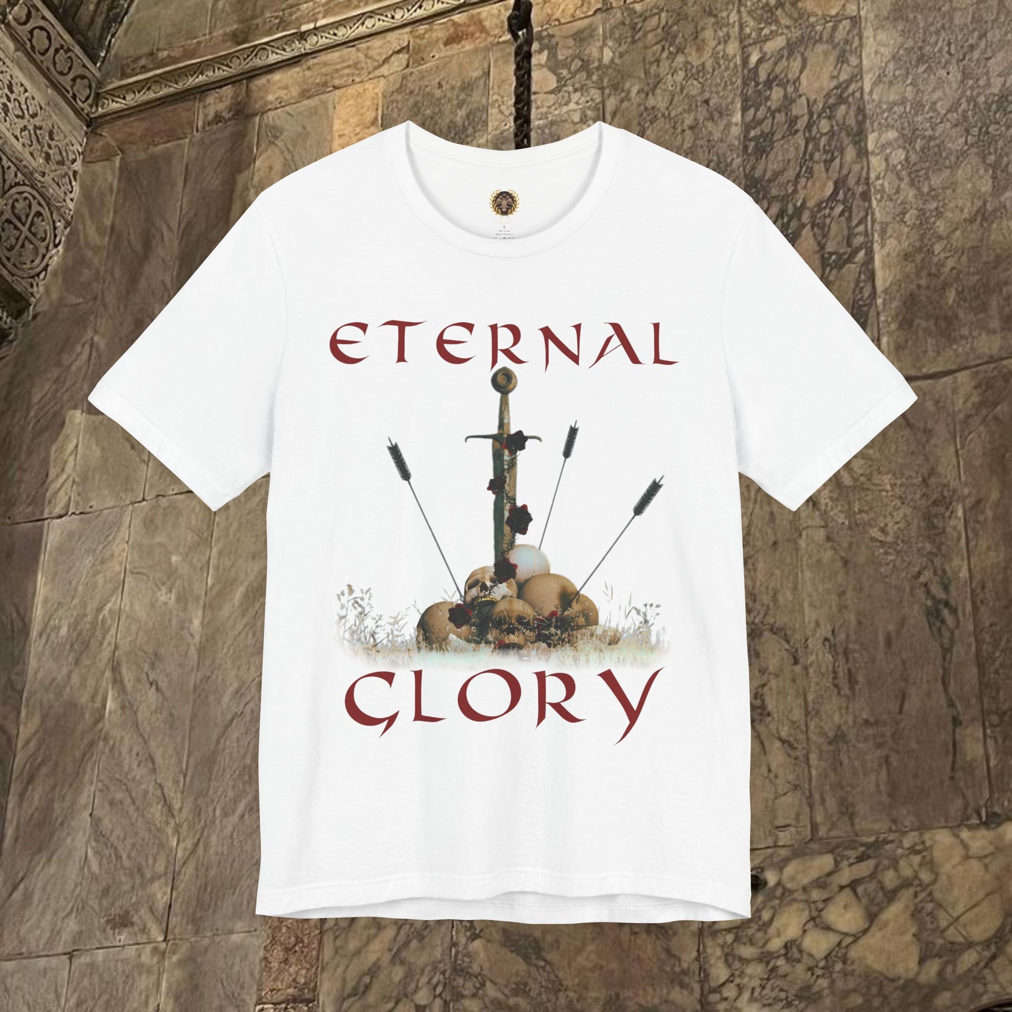 Eternal Glory of the Last Battle Cotton Graphic T-Shirt