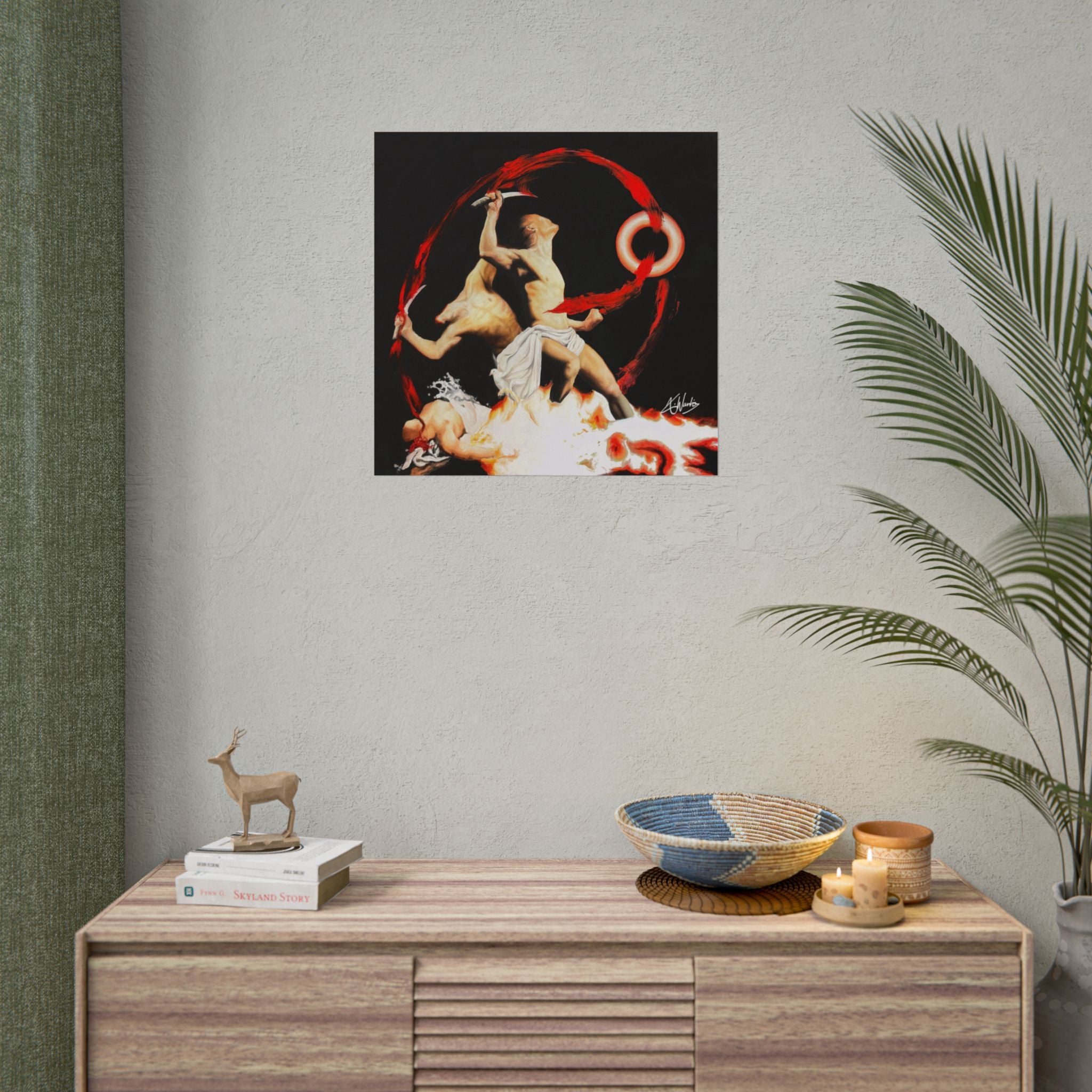 The Samurai's Vengeance Medieval Fantasy Fine Art Print