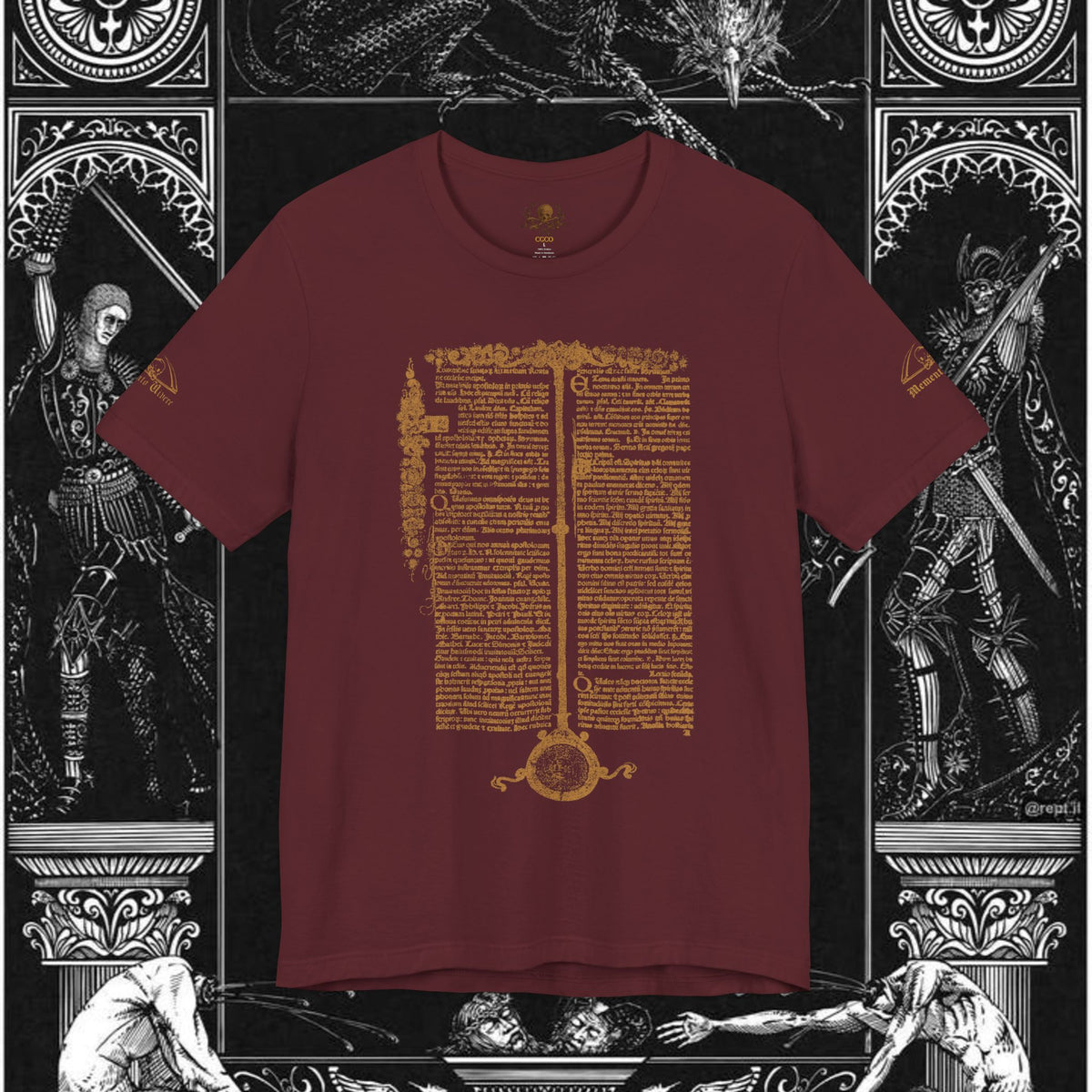 The Circle of Life Medieval Fantasy Inspired Graphic Shirt