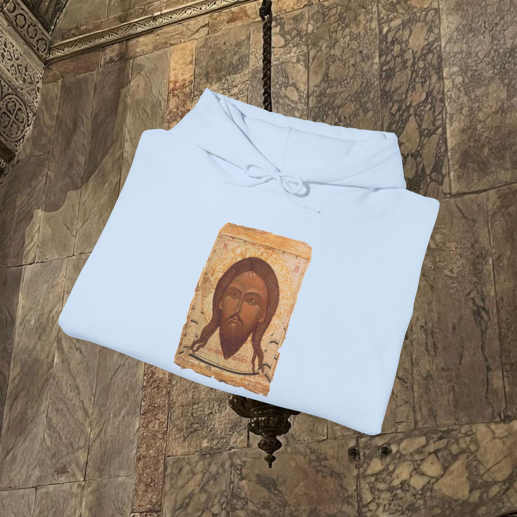 Byzantine Icon Art Hoodie - Divine Sacred Figure