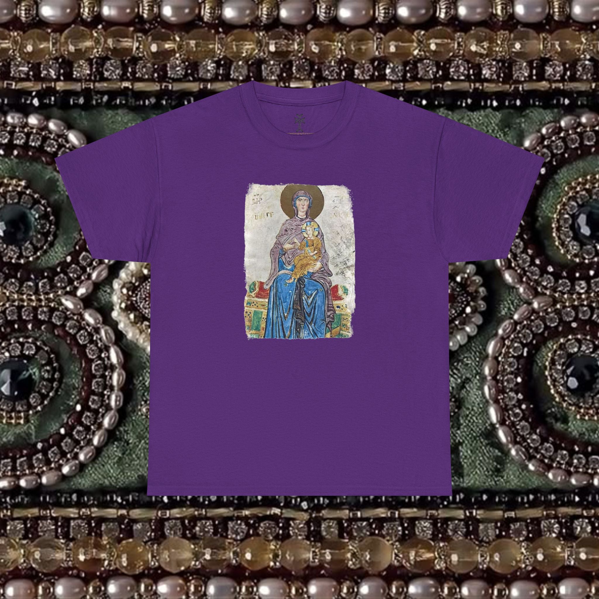 Medieval Armenian Manuscript Art Cotton Graphic T-Shirt