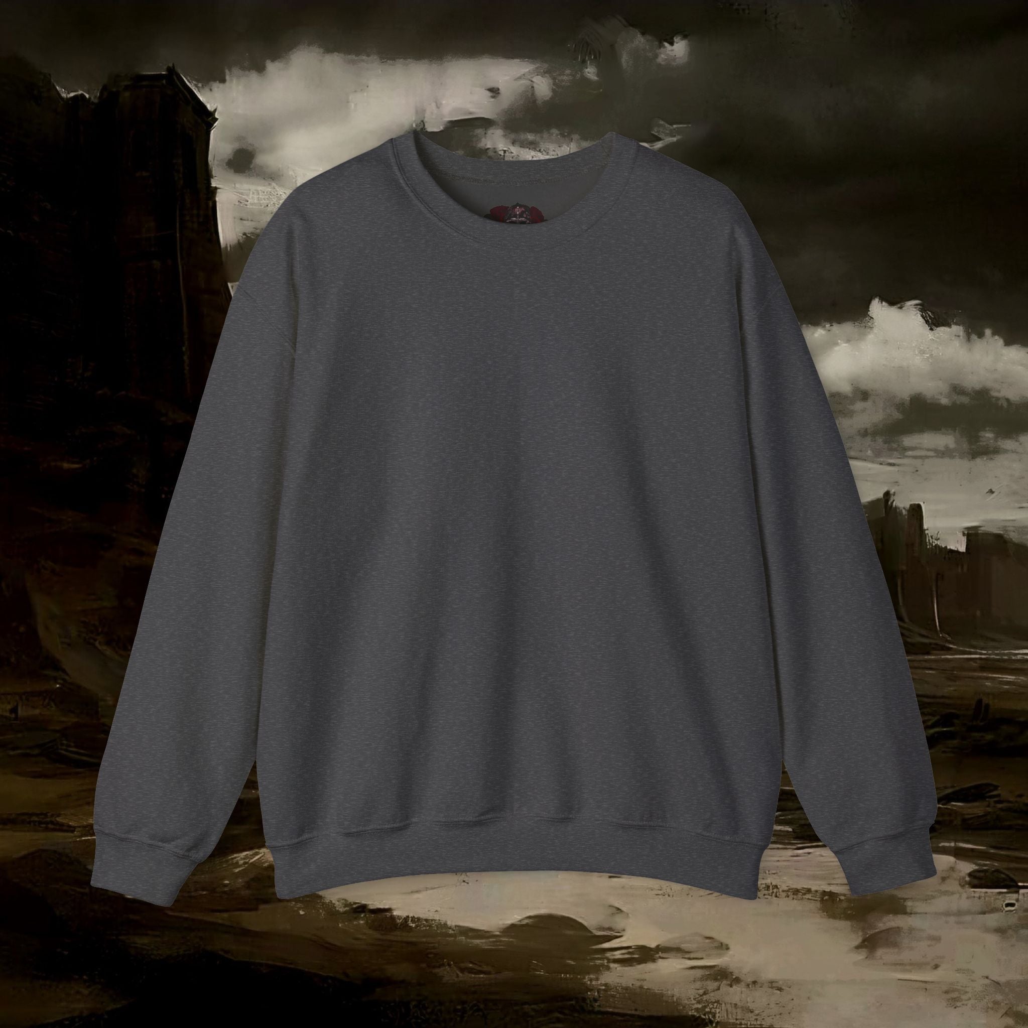 The Barbarian's Fate Medieval Fantasy Inspired Graphic Sweatshirt Back Version