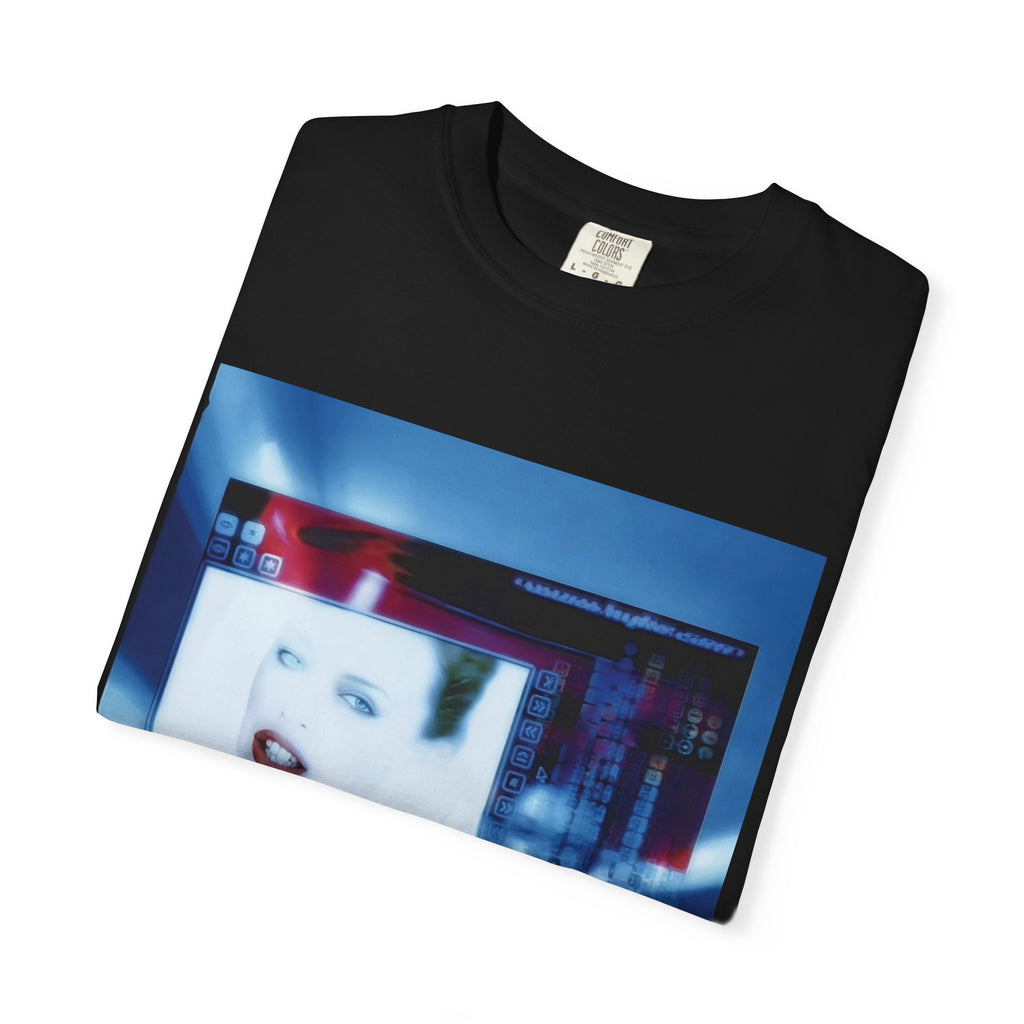 Digital Pop Up Cyber Y2K Graphic T-Shirt