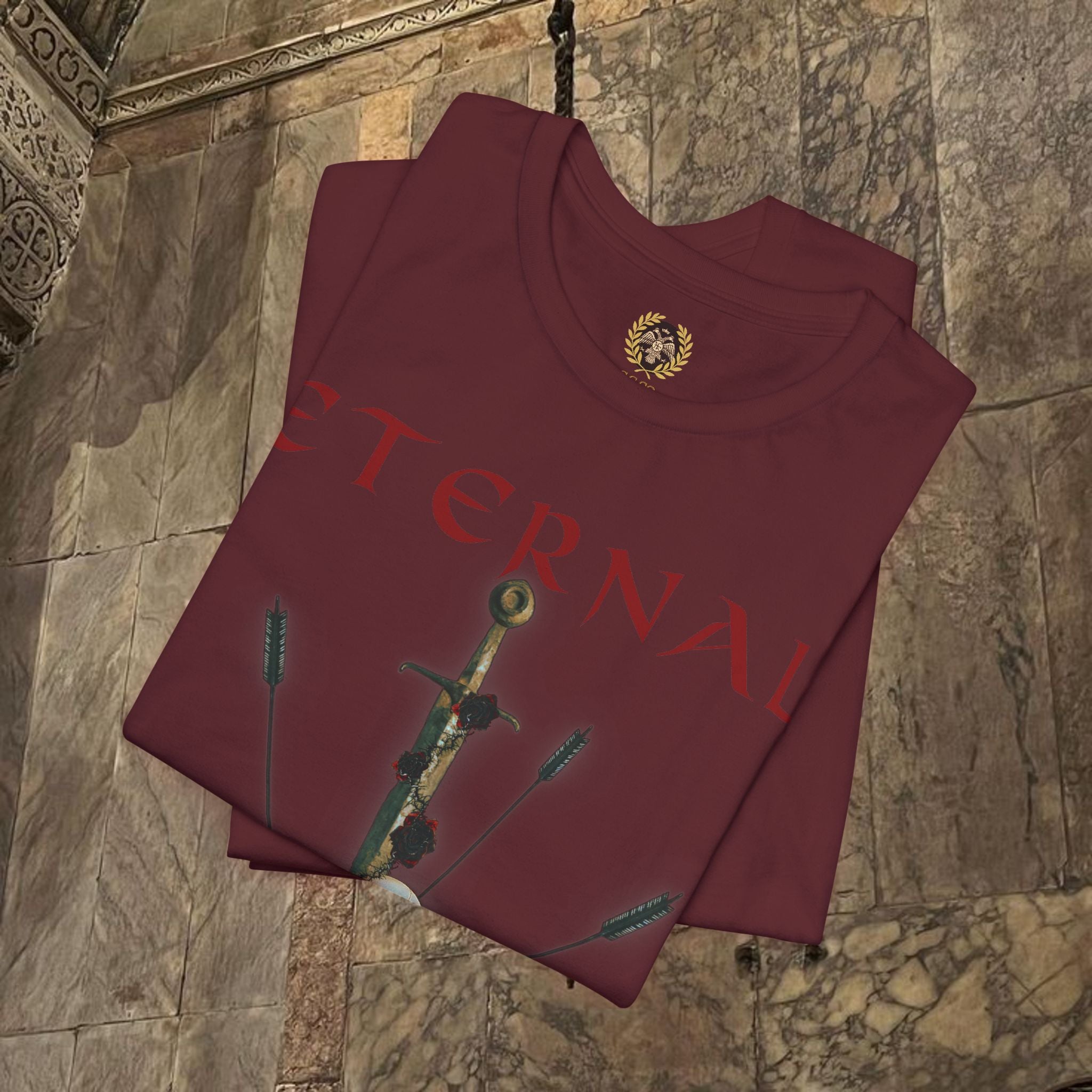 Eternal Glory of the Last Battle Cotton Graphic T-Shirt