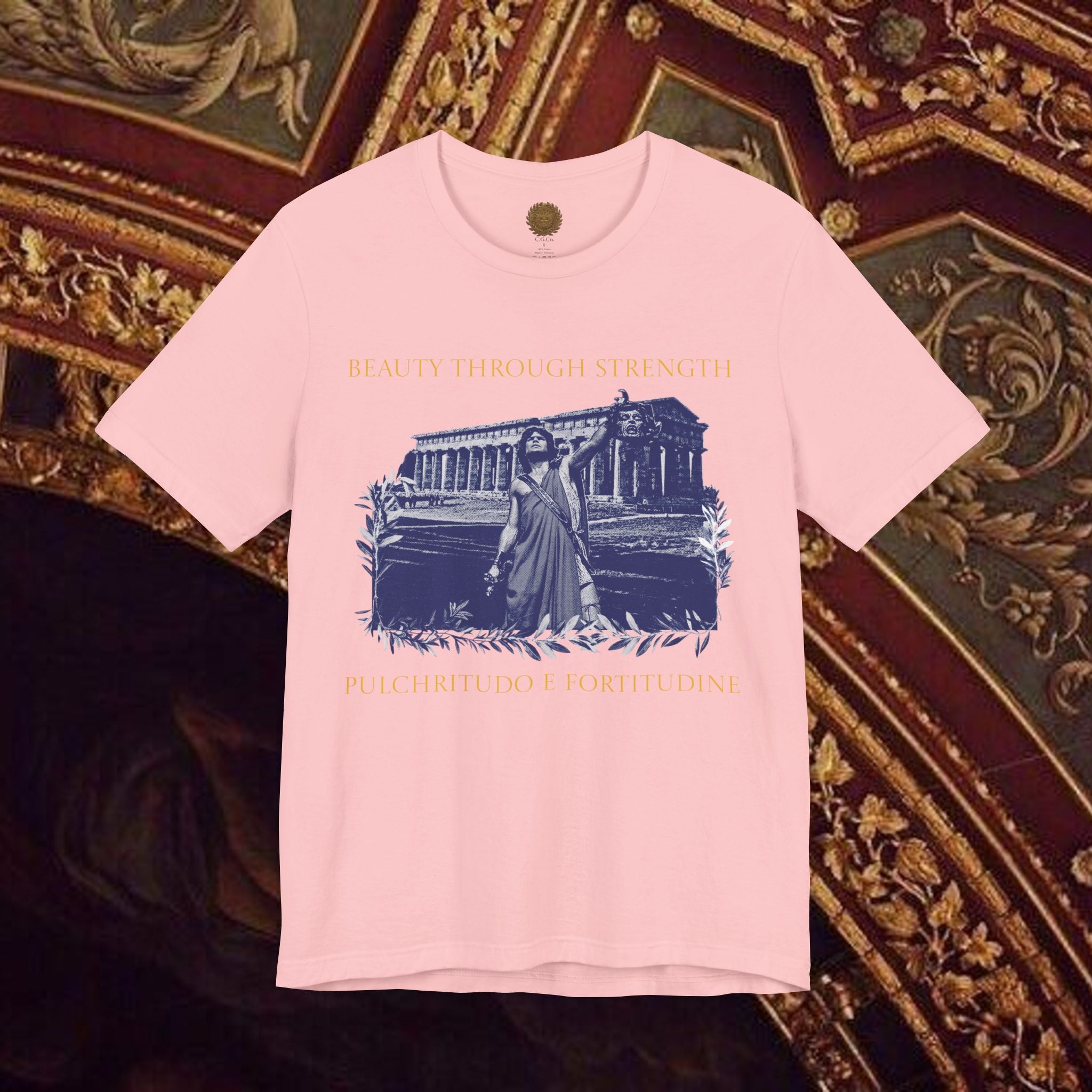 The Hero's Victory Classically-Themed Cotton Graphic T Shirt