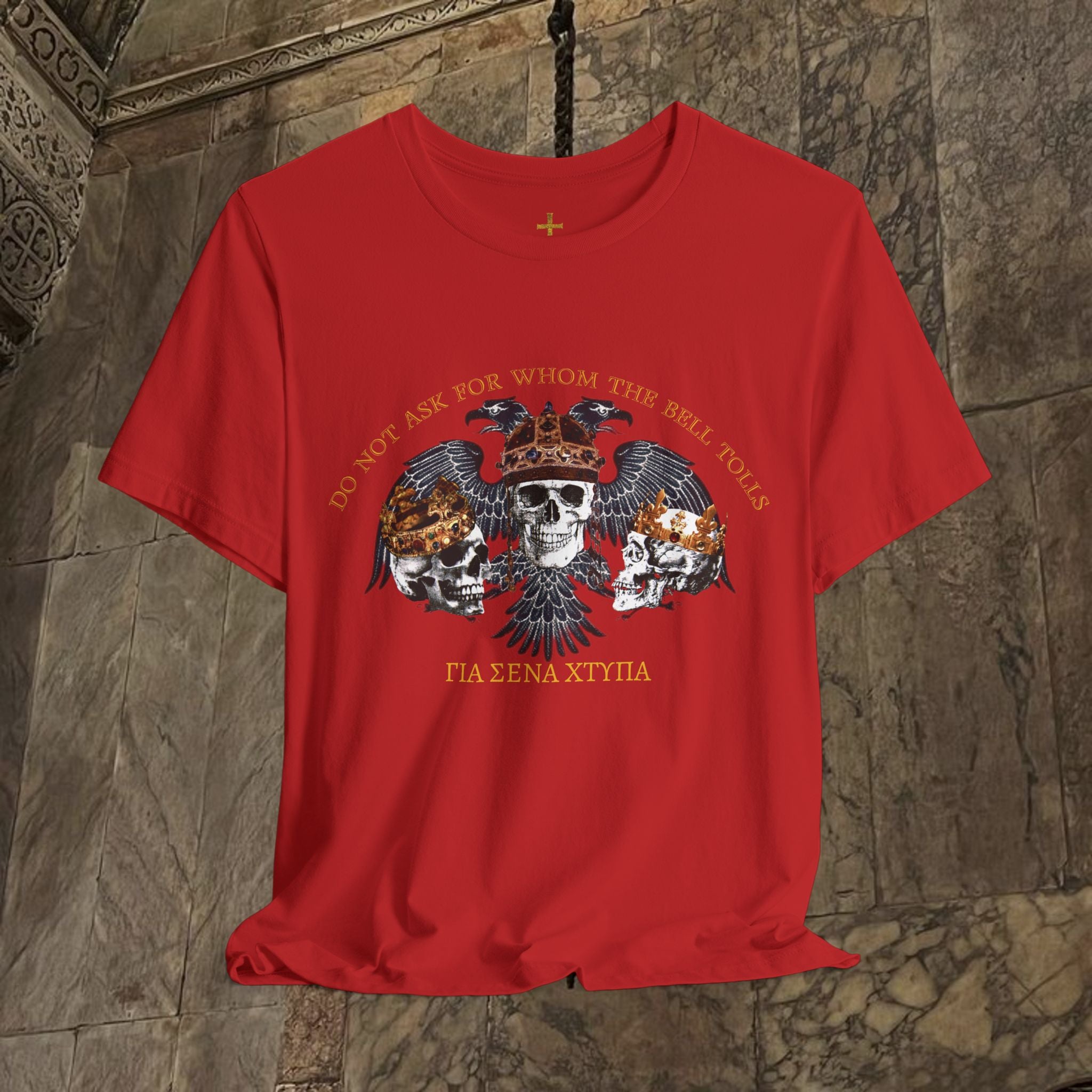 The Kings Fate Byzantine Inspired Cotton Graphic T-shirt