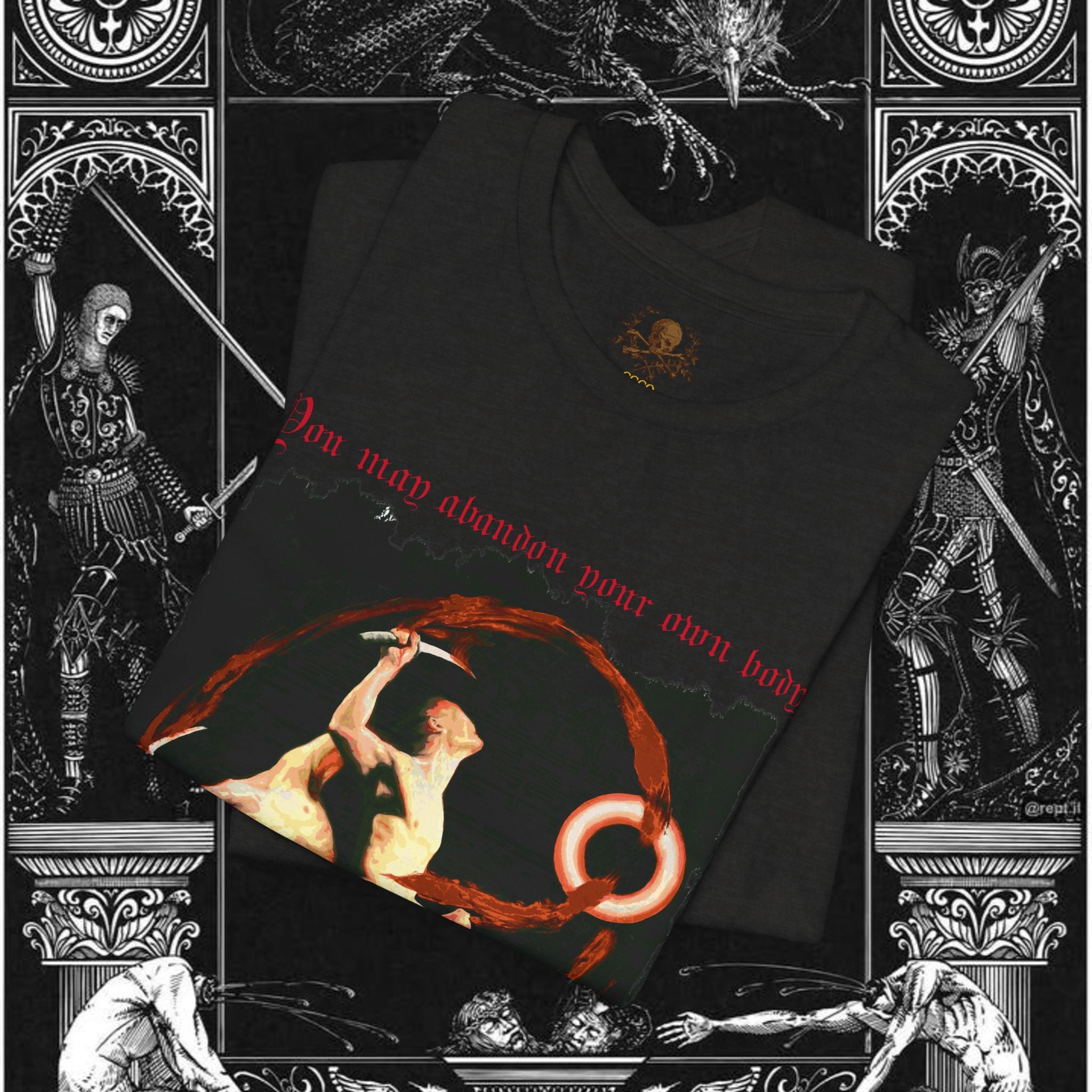 The Samurai's Vengeance Medieval Fantasy Graphic Shirt